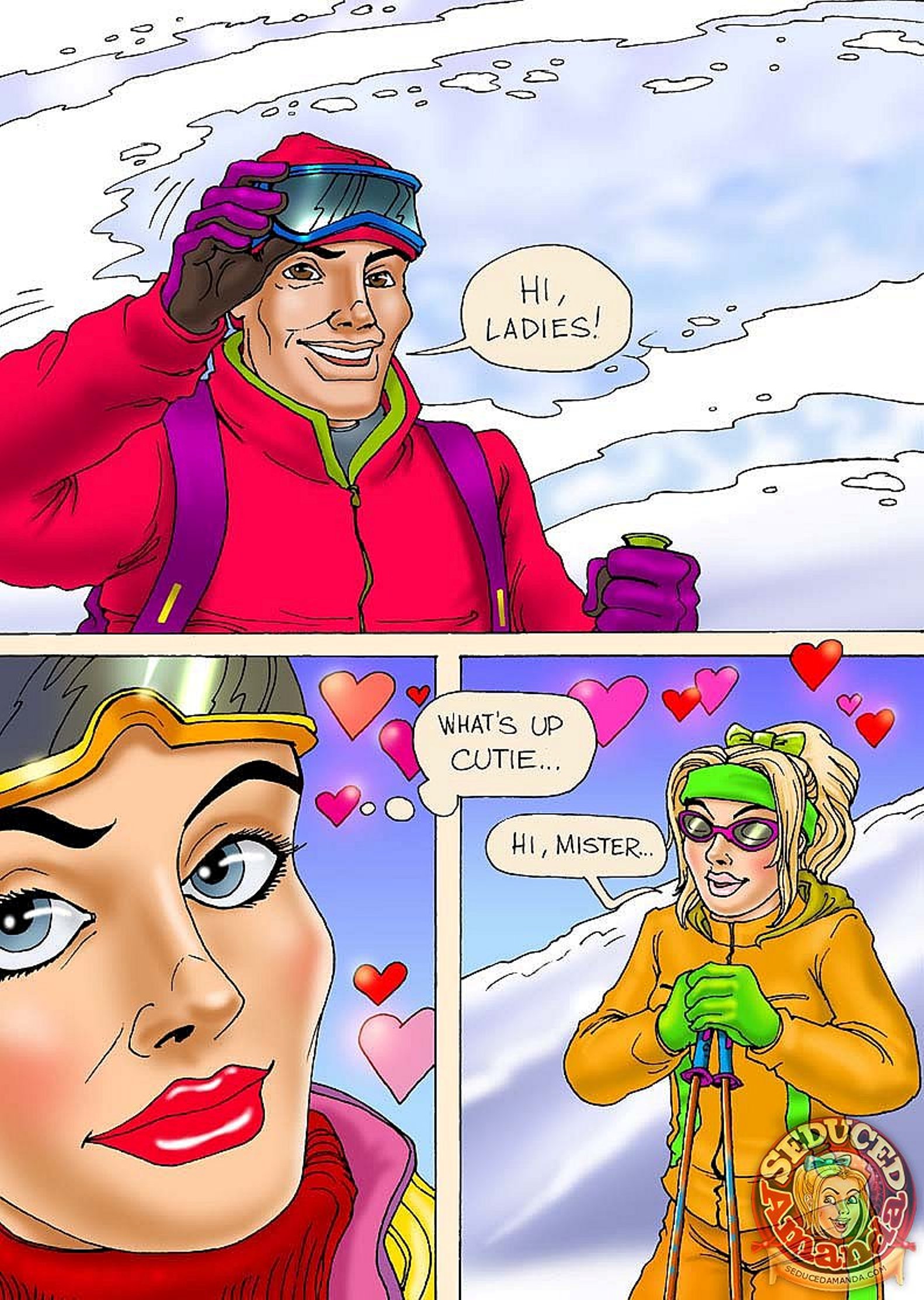 Seduced Amanda [Seduced Amanda] Sexy Skiing – page 4