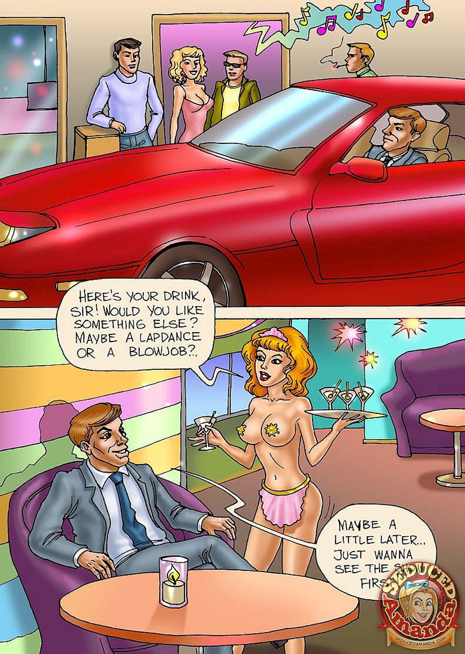 Seduced Amanda [Seduced Amanda] Surprise for Dad in a Strip Bar – page 4