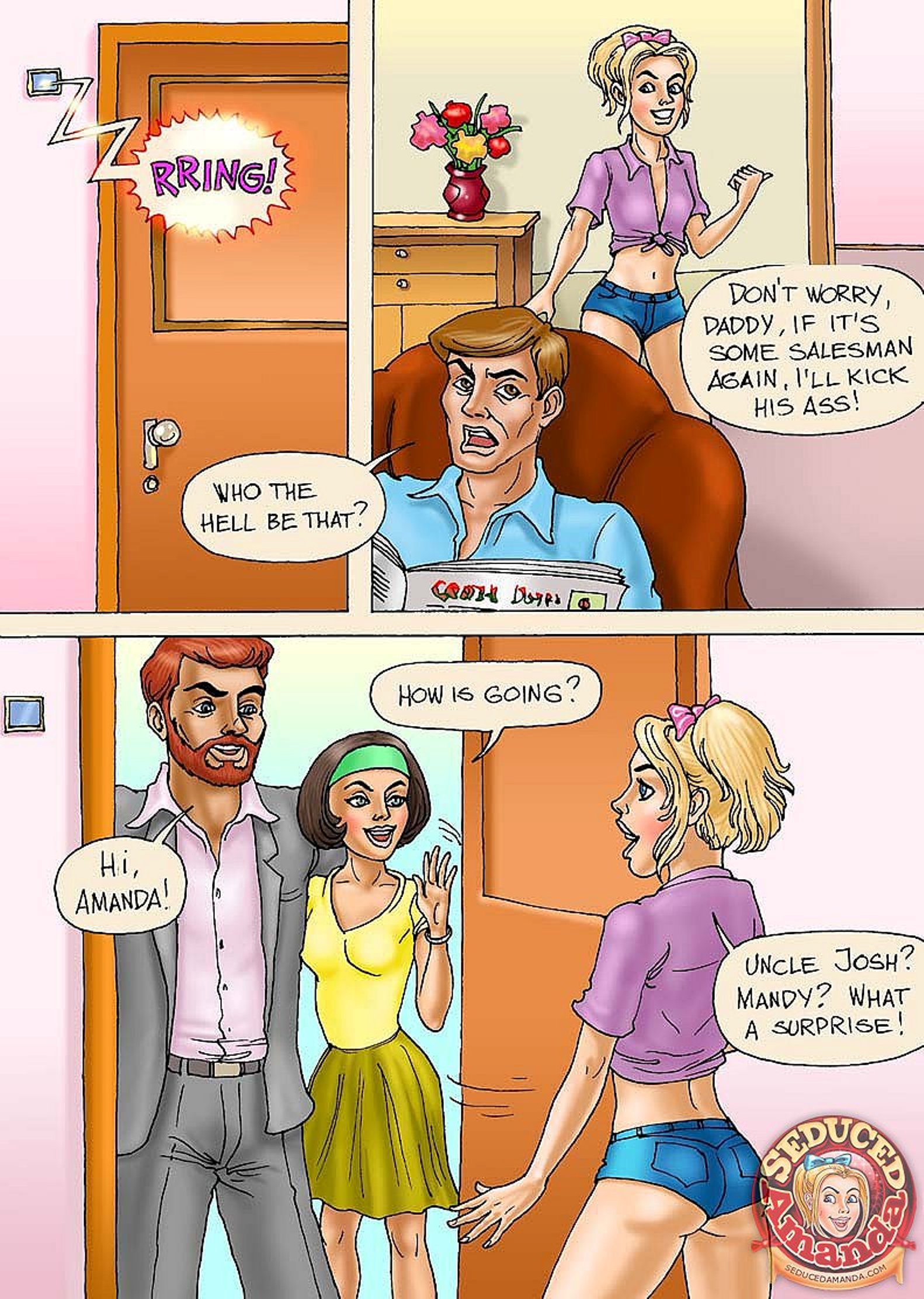Seduced Amanda [Seduced Amanda] Beach Adventure – page 1
