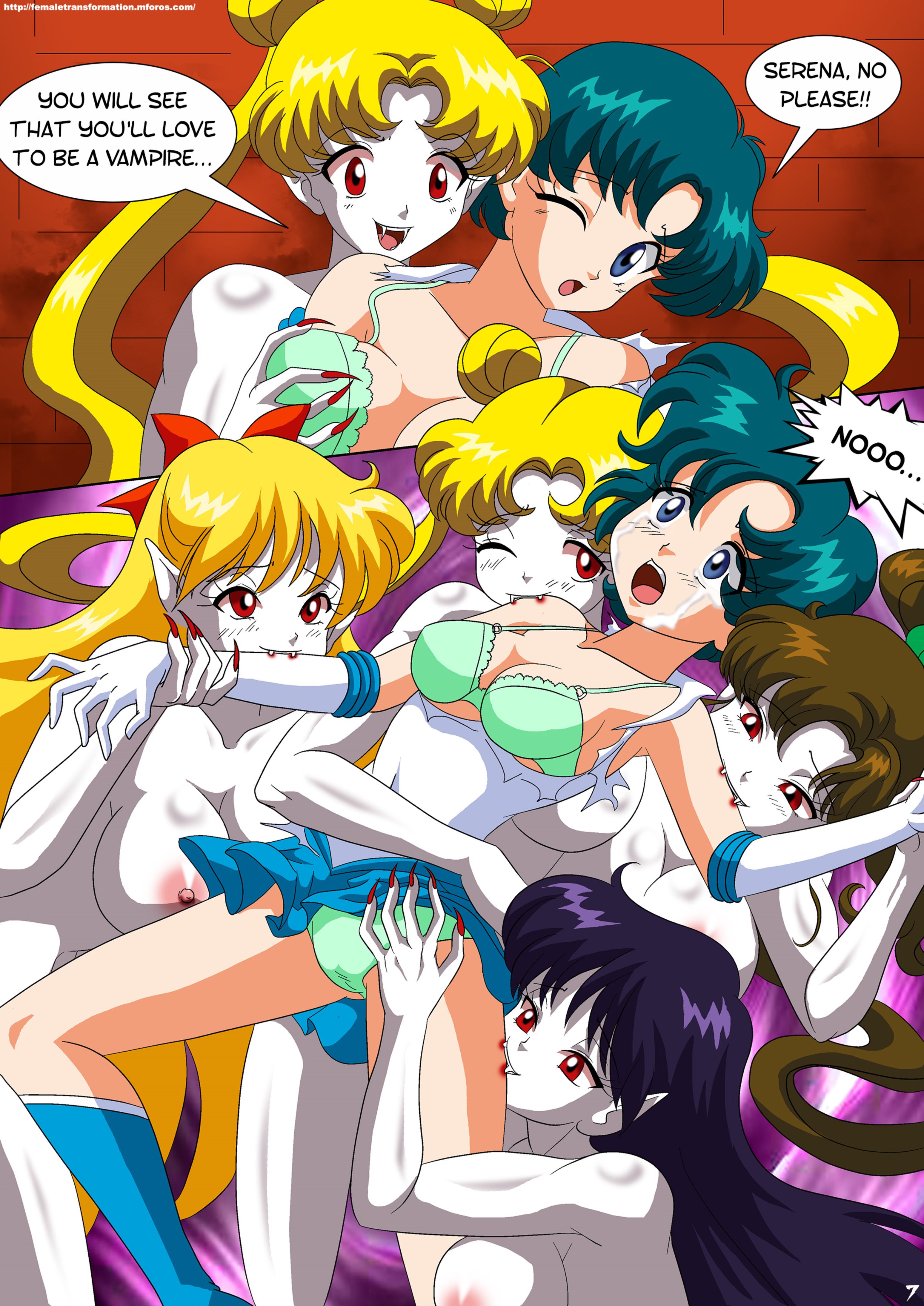 Vampires Of The Night (Sailor Moon) [Palcomix] 5 . Vampires Of The Night - Chapter 5 (Sailor Moon) [Palcomix] – page 8