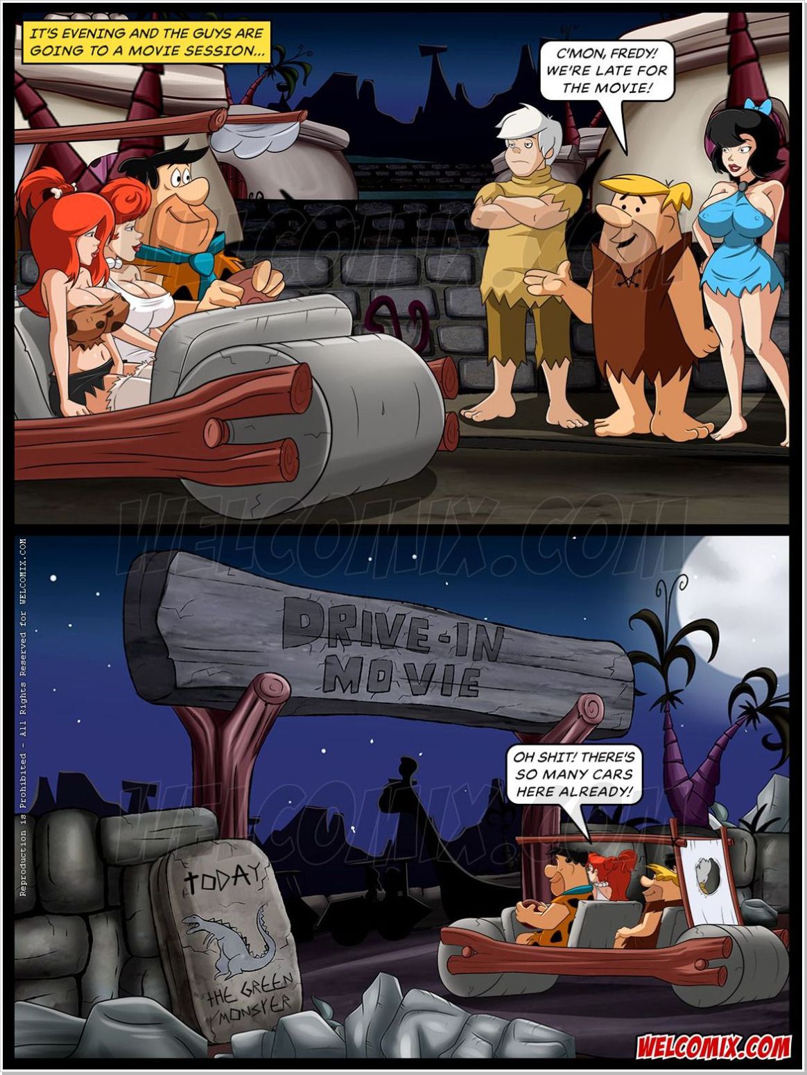 Dinner Wife Swap (The Flintstones) [WC | TF] 5 . The Flintstones - Chapter 5 (The Flintstones) [Croc] – page 2
