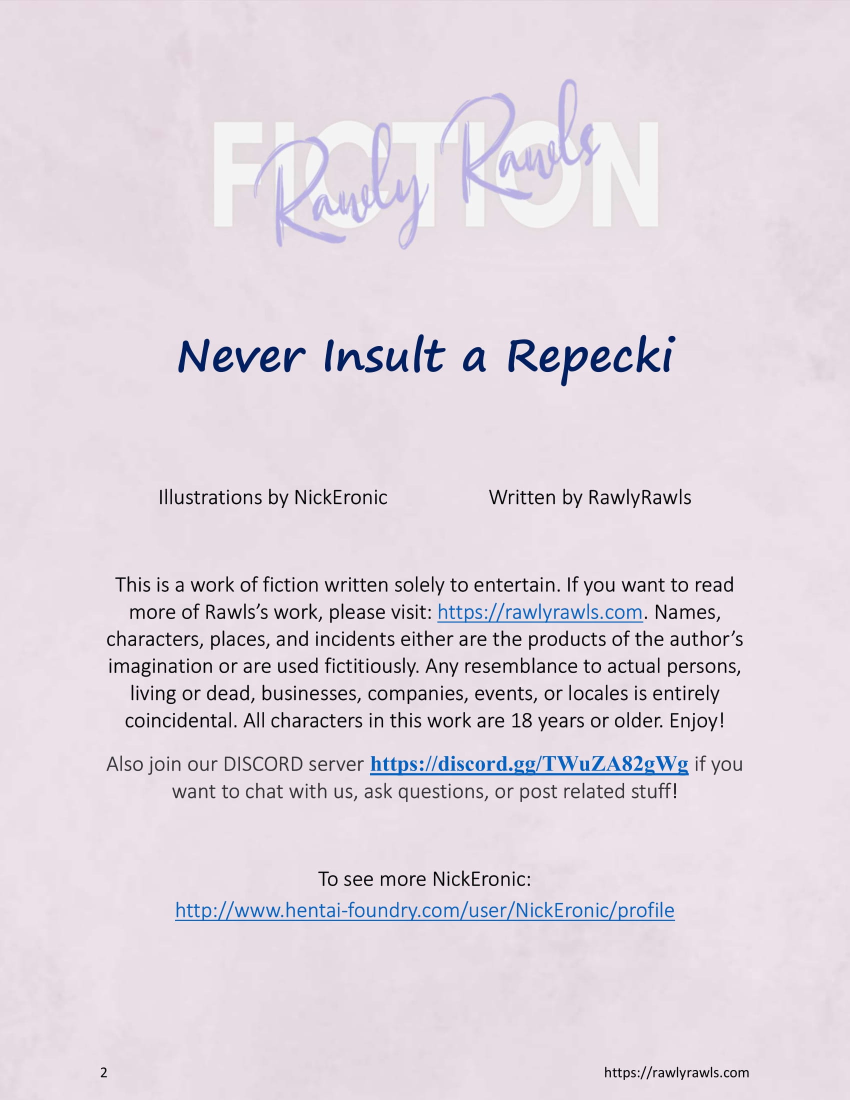 Never Insult a Repecki [Nick Eronic] 1 . Never Insult a Repecki - Chapter 1 [Nick Eronic] – page 2