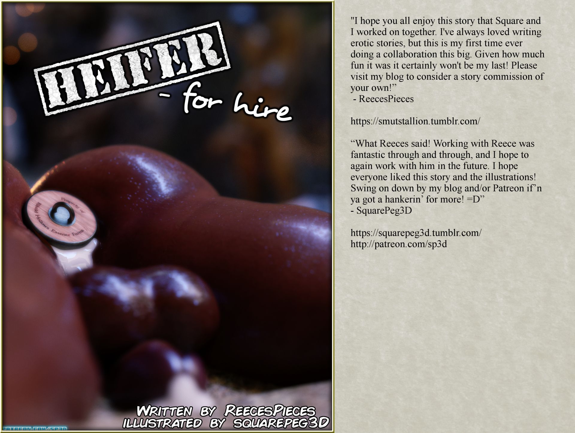 Broken [SquarePeg3D] 0.4 . Broken  - Chapter 0.4 - Broken Extended Universe - Heifer for Hire [SquarePeg3D] – page 25