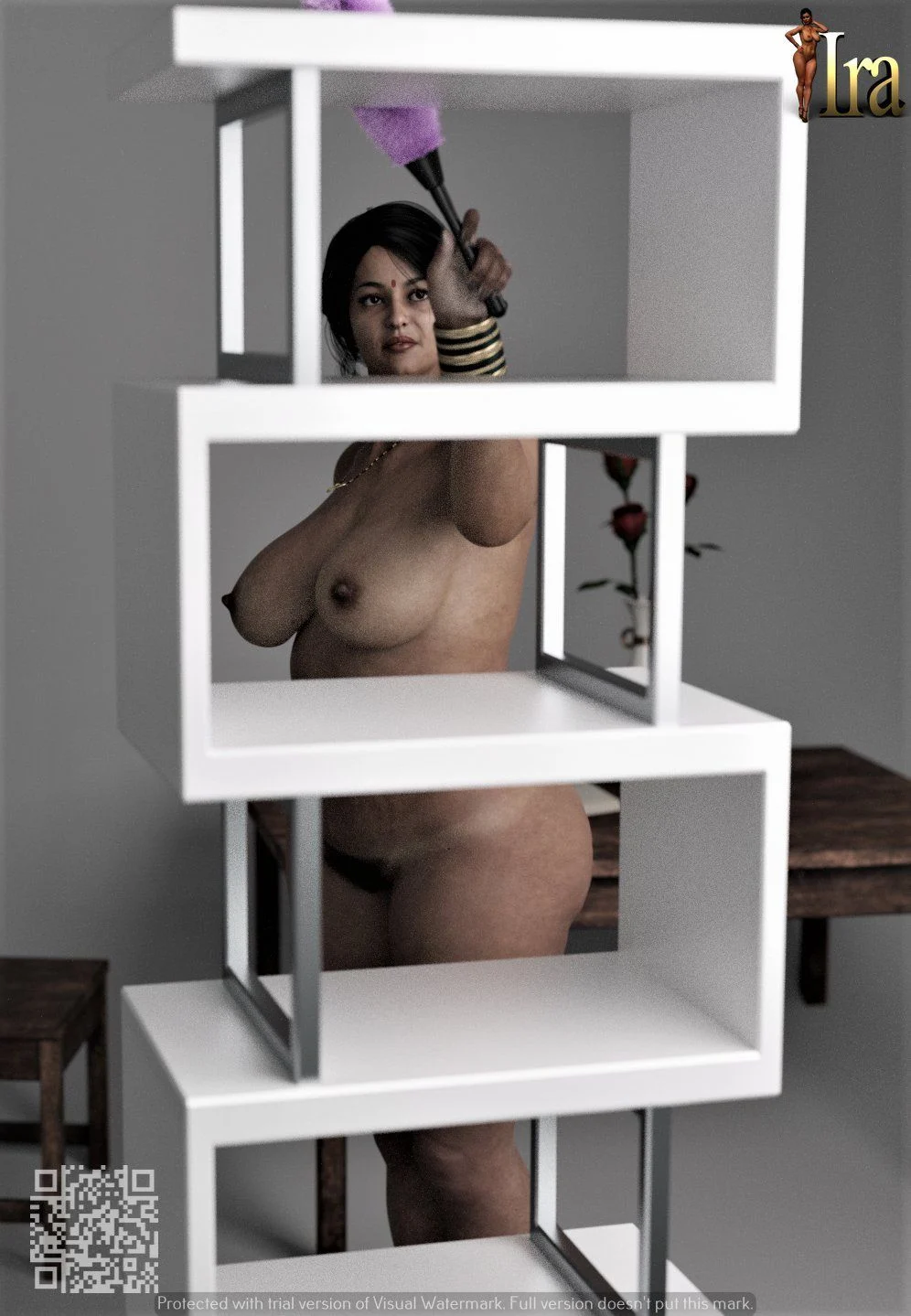 Artworks [Ira Raman | Silk Route] Mom is doing her chores nude – page 5