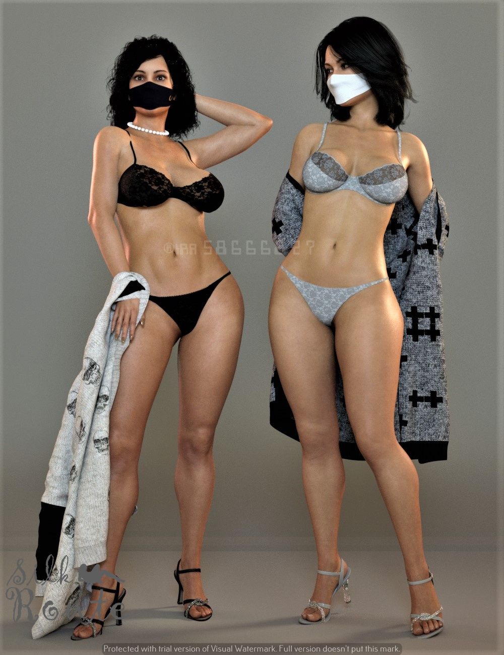 Artworks [Ira Raman | Silk Route] Double Trouble Pinups – page 4