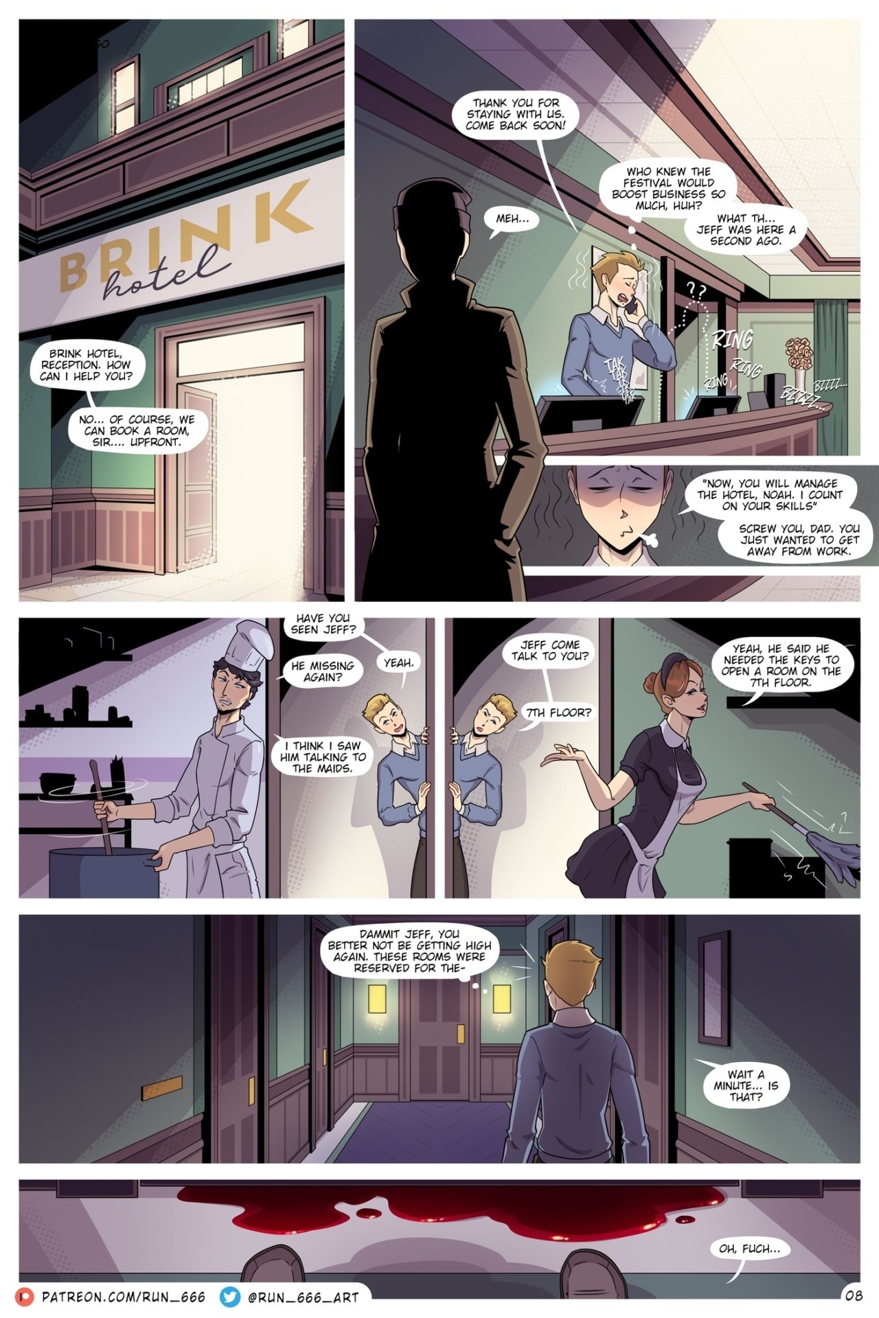 Ruin County [Run 666] 1 . Ruin County - Overtime At The Hotel - Chapter 1 [Run 666] – page 9