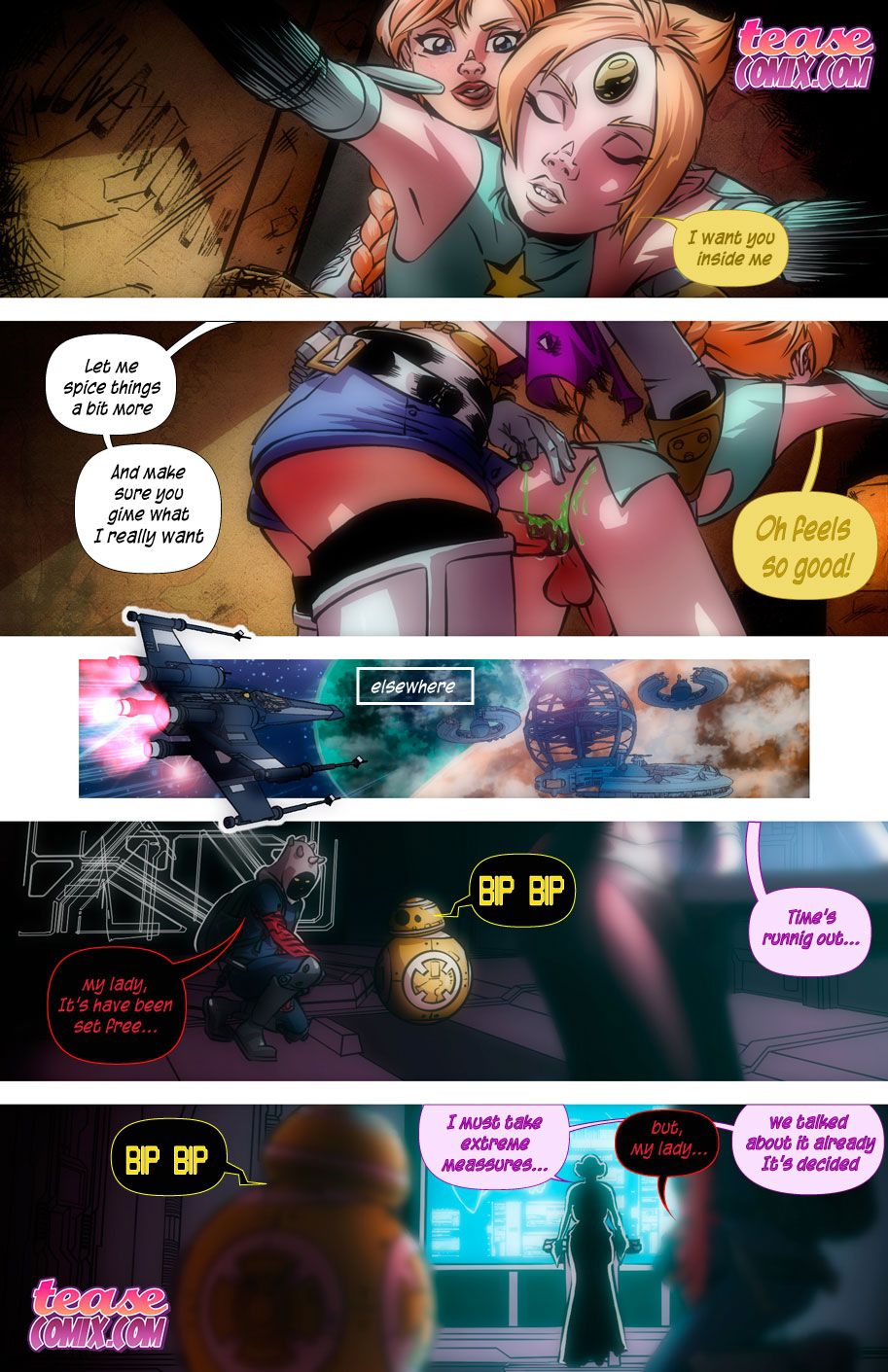 Space Slut (Various) [Tease Comix] 2 . Space Slut - Chapter 2 [Tease Comix] – page 23