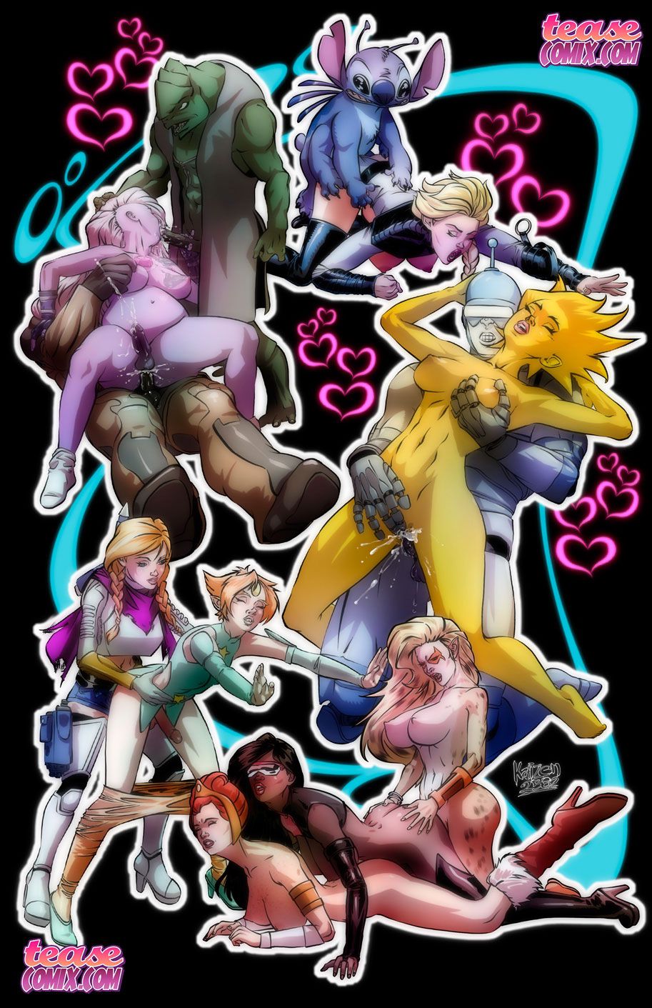 Space Slut (Various) [Tease Comix] 2 . Space Slut - Chapter 2 [Tease Comix] – page 24