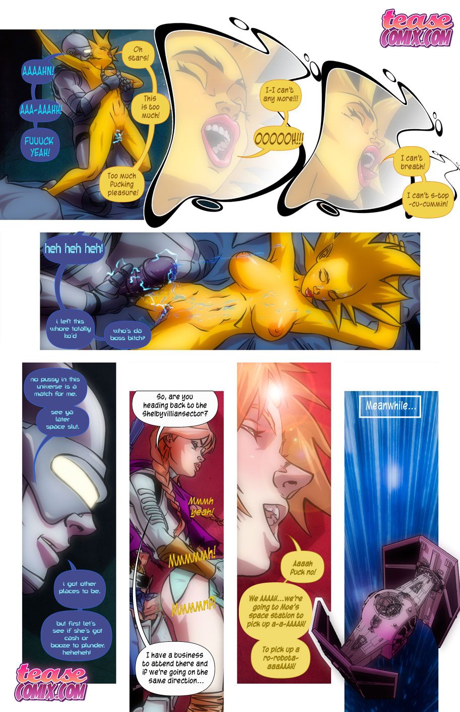 Space Slut (Various) [Tease Comix] 2 . Space Slut - Chapter 2 [Tease Comix] – page 25