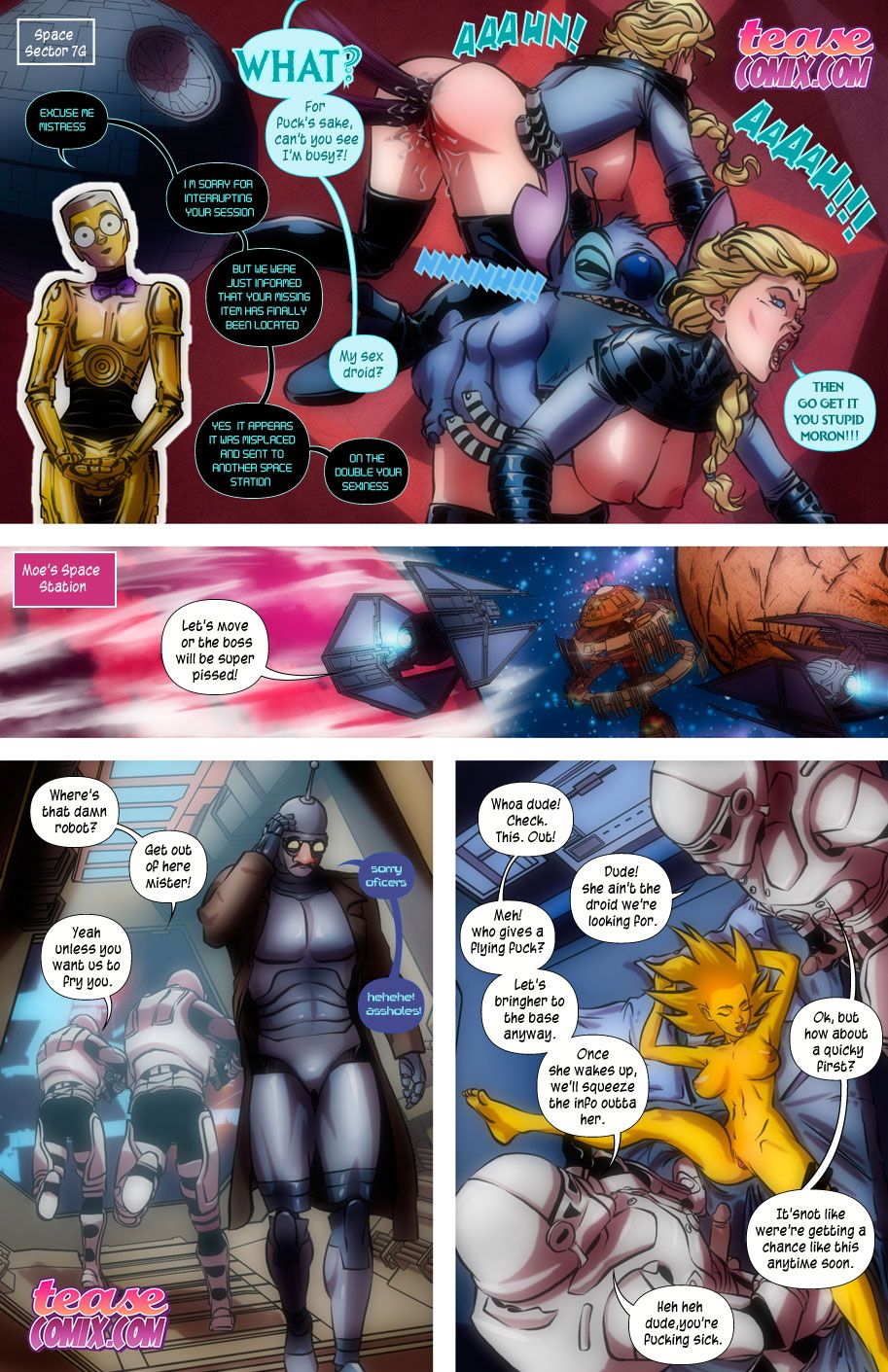 Space Slut (Various) [Tease Comix] 2 . Space Slut - Chapter 2 [Tease Comix] – page 27