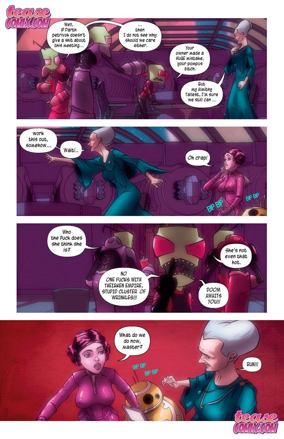 Space Slut (Various) [Tease Comix] 0 . Space Slut - Chapter 0 [Tease Comix] – page 8