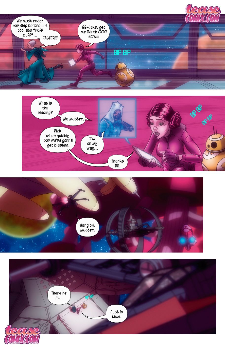 Space Slut (Various) [Tease Comix] 0 . Space Slut - Chapter 0 [Tease Comix] – page 9