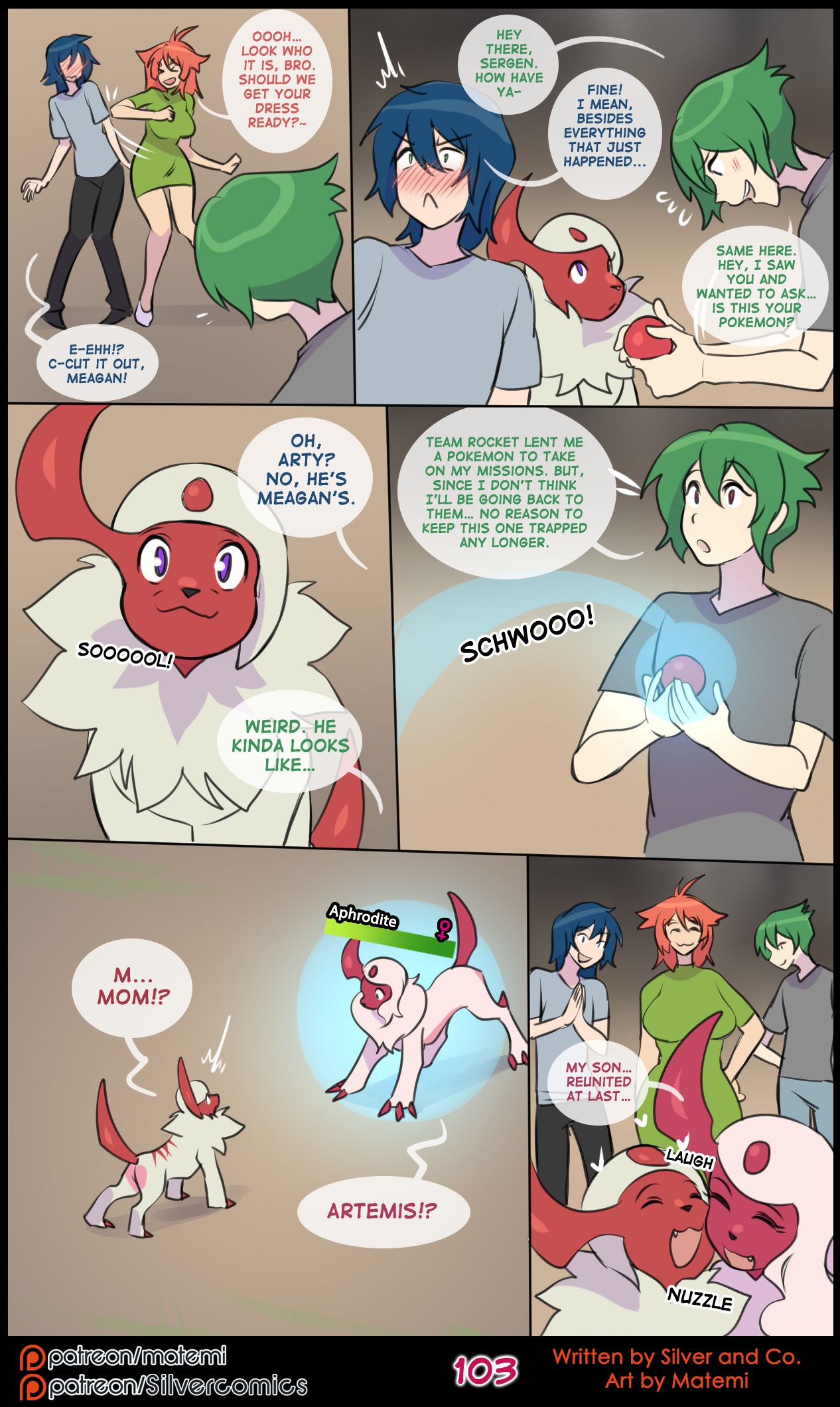 Silver Soul (Pokemon) [Matemi] 14 . Silver Soul - Chapter 14 [Matemi] – page 103