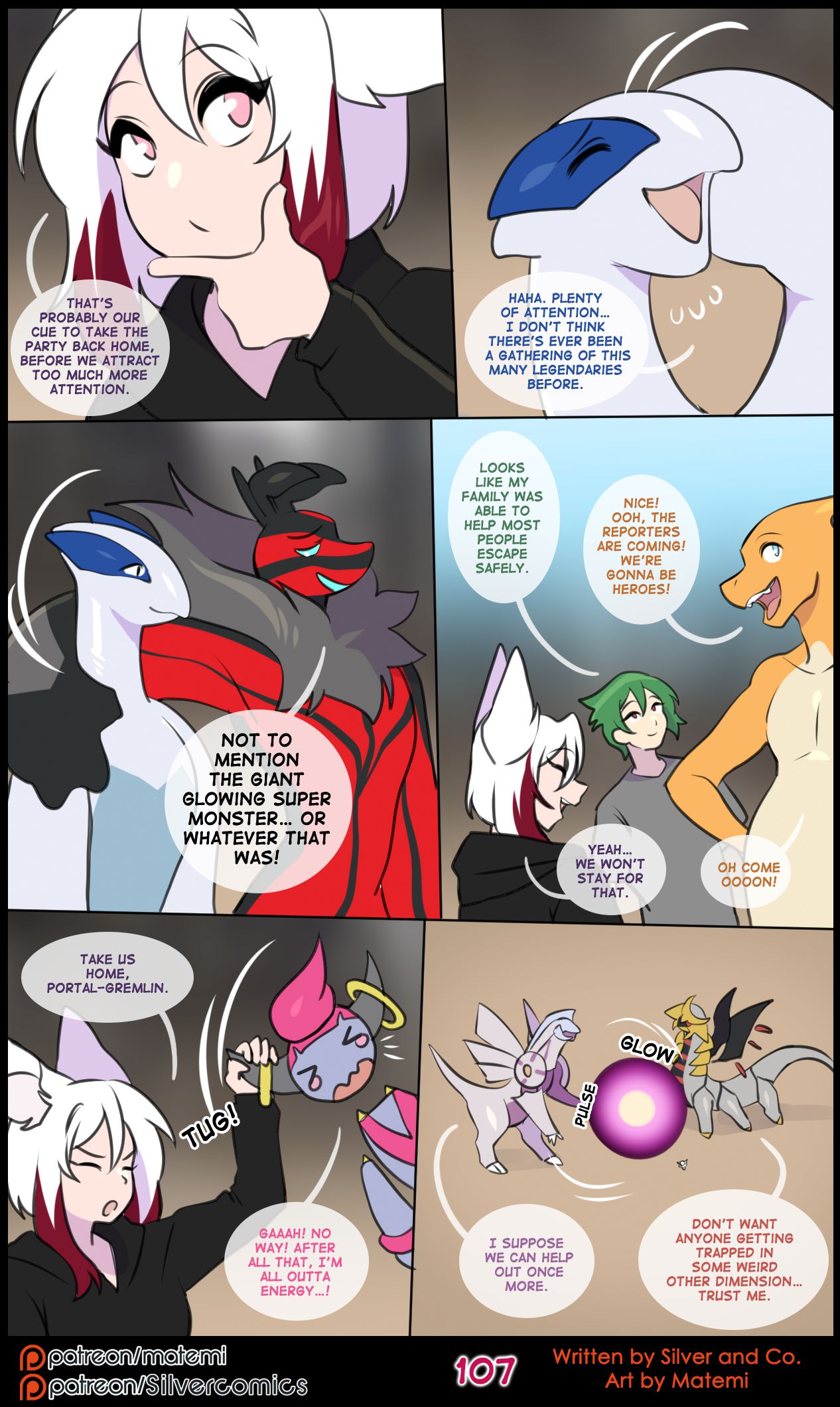 Silver Soul (Pokemon) [Matemi] 14 . Silver Soul - Chapter 14 [Matemi] – page 107