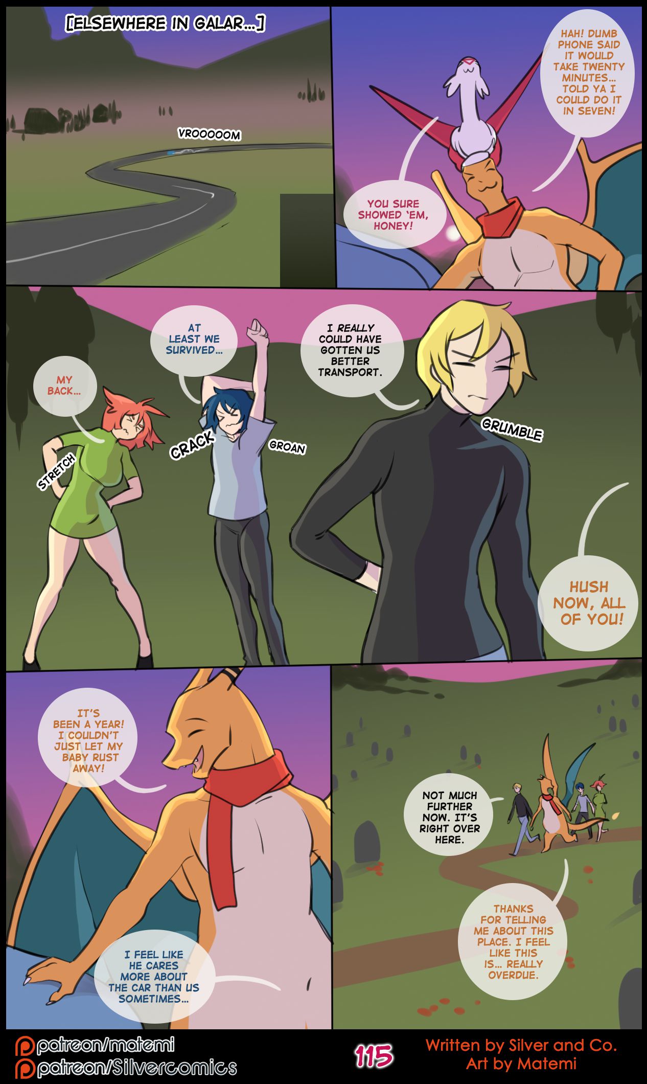Silver Soul (Pokemon) [Matemi] 14 . Silver Soul - Chapter 14 [Matemi] – page 115