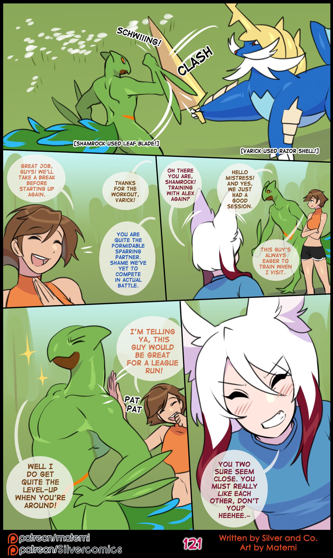 Silver Soul (Pokemon) [Matemi] 14 . Silver Soul - Chapter 14 [Matemi] – page 121