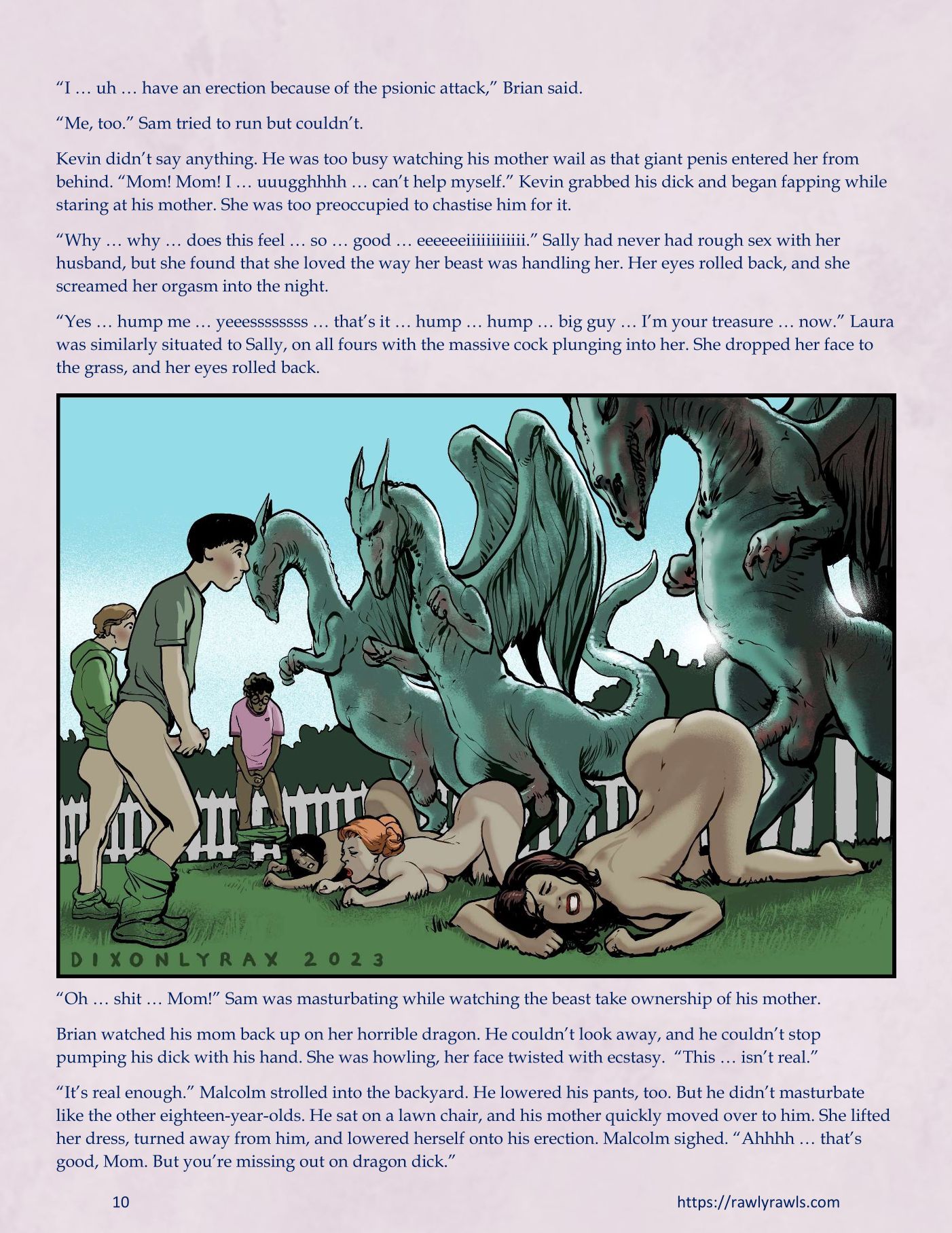Roll Ten For A Save [DixonLyrax , RawlyRawls] 3 . Roll Ten For A Save - Chapter 3 [DixonLyrax , RawlyRawls] – page 10