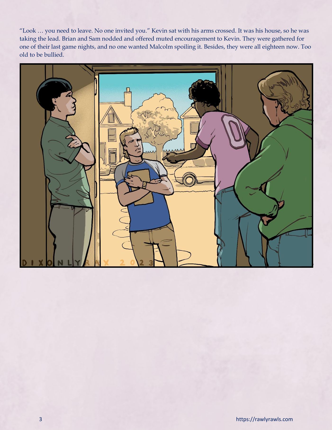 Roll Ten For A Save [DixonLyrax , RawlyRawls] 3 . Roll Ten For A Save - Chapter 3 [DixonLyrax , RawlyRawls] – page 3