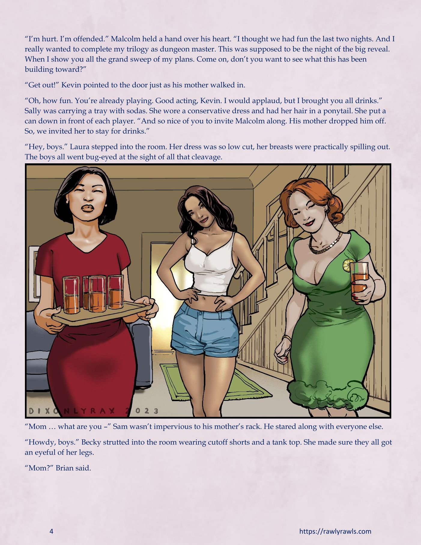 Roll Ten For A Save [DixonLyrax , RawlyRawls] 3 . Roll Ten For A Save - Chapter 3 [DixonLyrax , RawlyRawls] – page 4