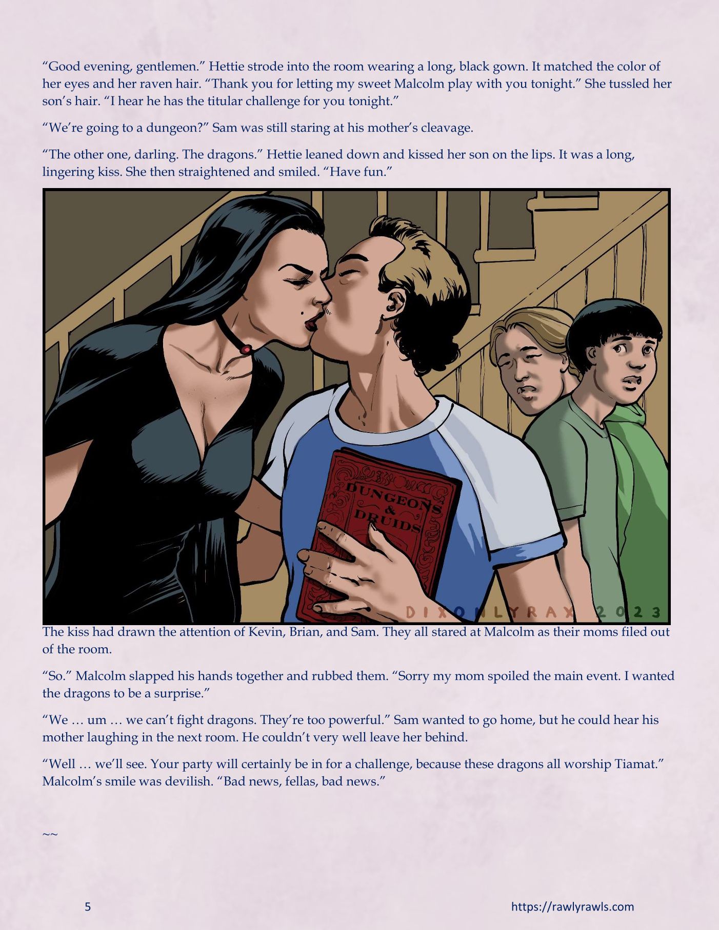 Roll Ten For A Save [DixonLyrax , RawlyRawls] 3 . Roll Ten For A Save - Chapter 3 [DixonLyrax , RawlyRawls] – page 5