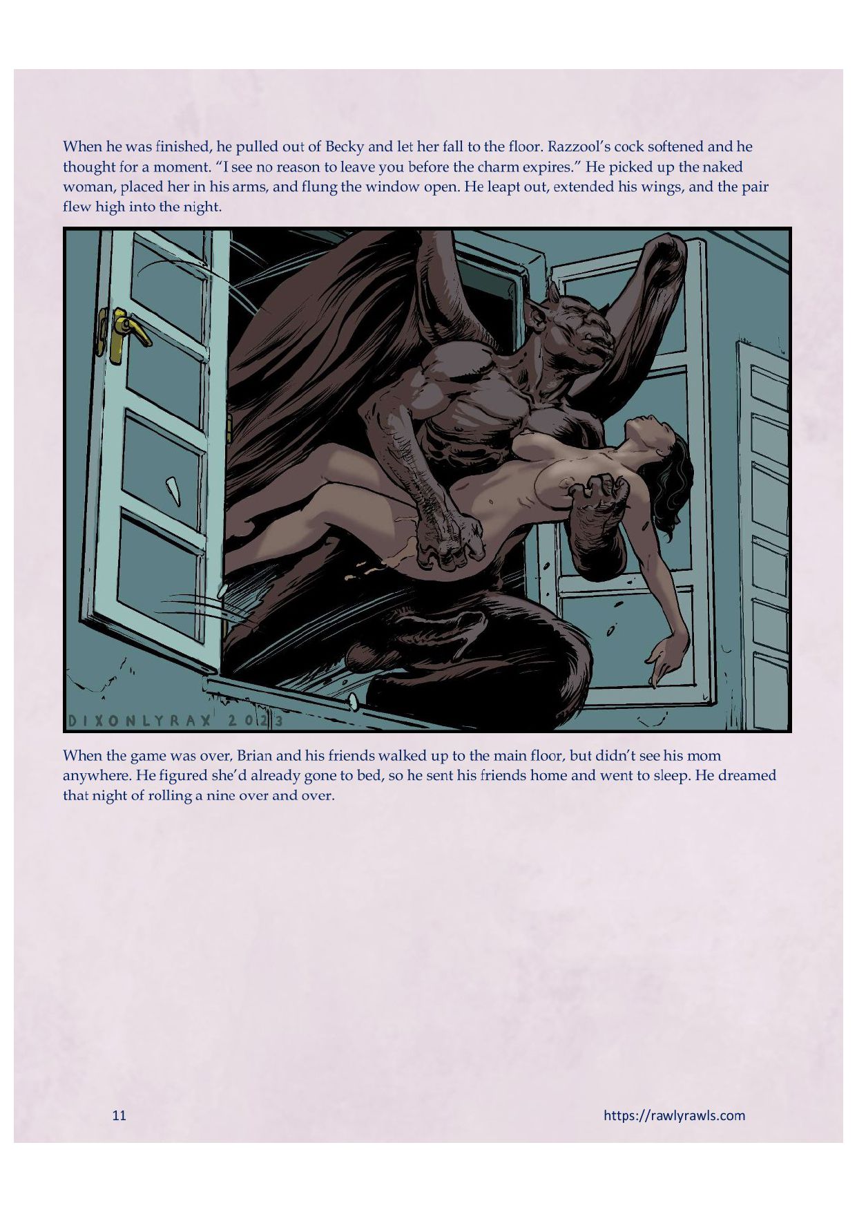 Roll Ten For A Save [DixonLyrax , RawlyRawls] 1 . Roll Ten For A Save - Chapter 1 [DixonLyrax , RawlyRawls] – page 11