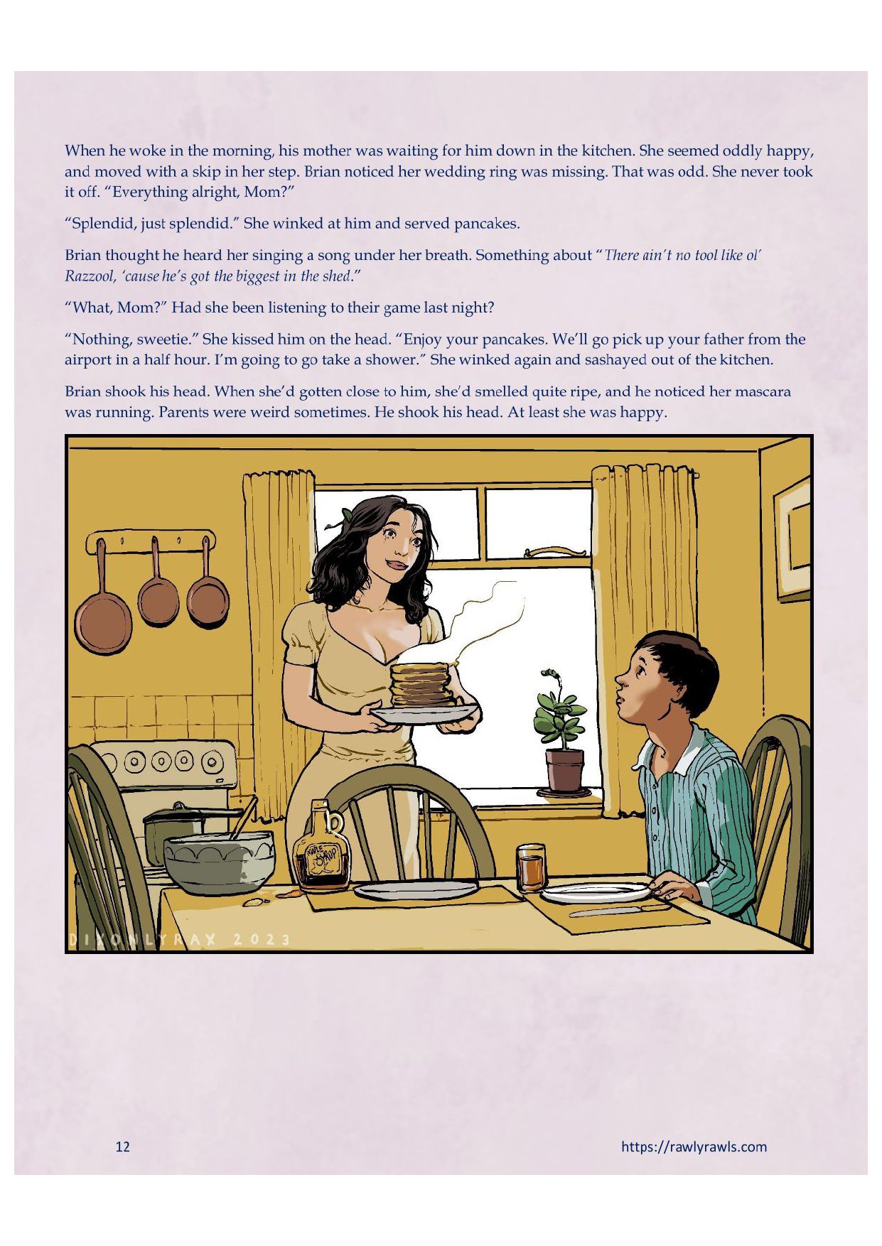 Roll Ten For A Save [DixonLyrax , RawlyRawls] 1 . Roll Ten For A Save - Chapter 1 [DixonLyrax , RawlyRawls] – page 12