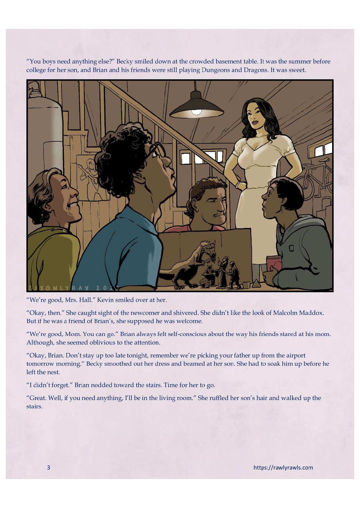 Roll Ten For A Save [DixonLyrax , RawlyRawls] 1 . Roll Ten For A Save - Chapter 1 [DixonLyrax , RawlyRawls] – page 3