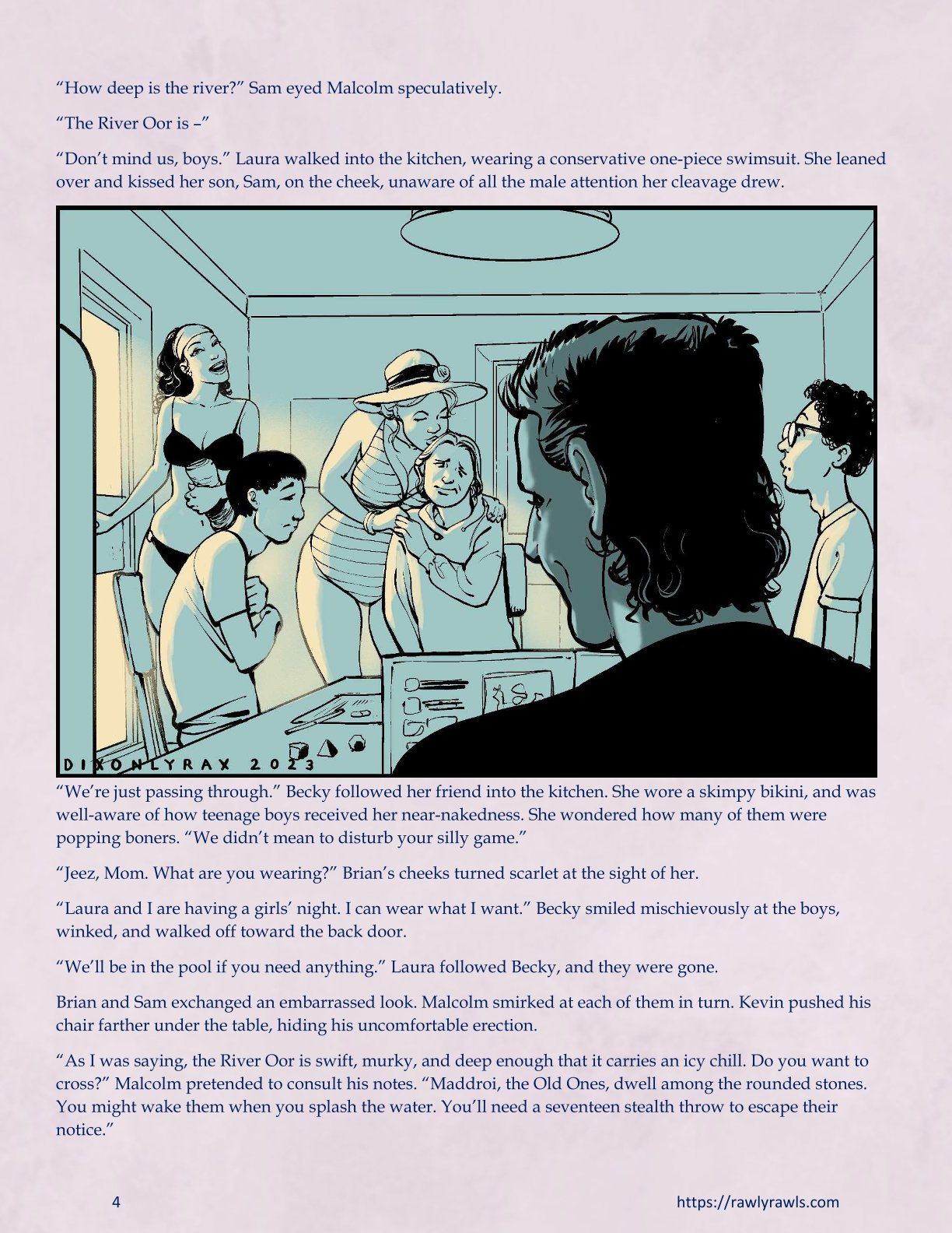 Roll Ten For A Save [DixonLyrax , RawlyRawls] 2 . Roll Ten For A Save - Chapter 2 [DixonLyrax , RawlyRawls] – page 4