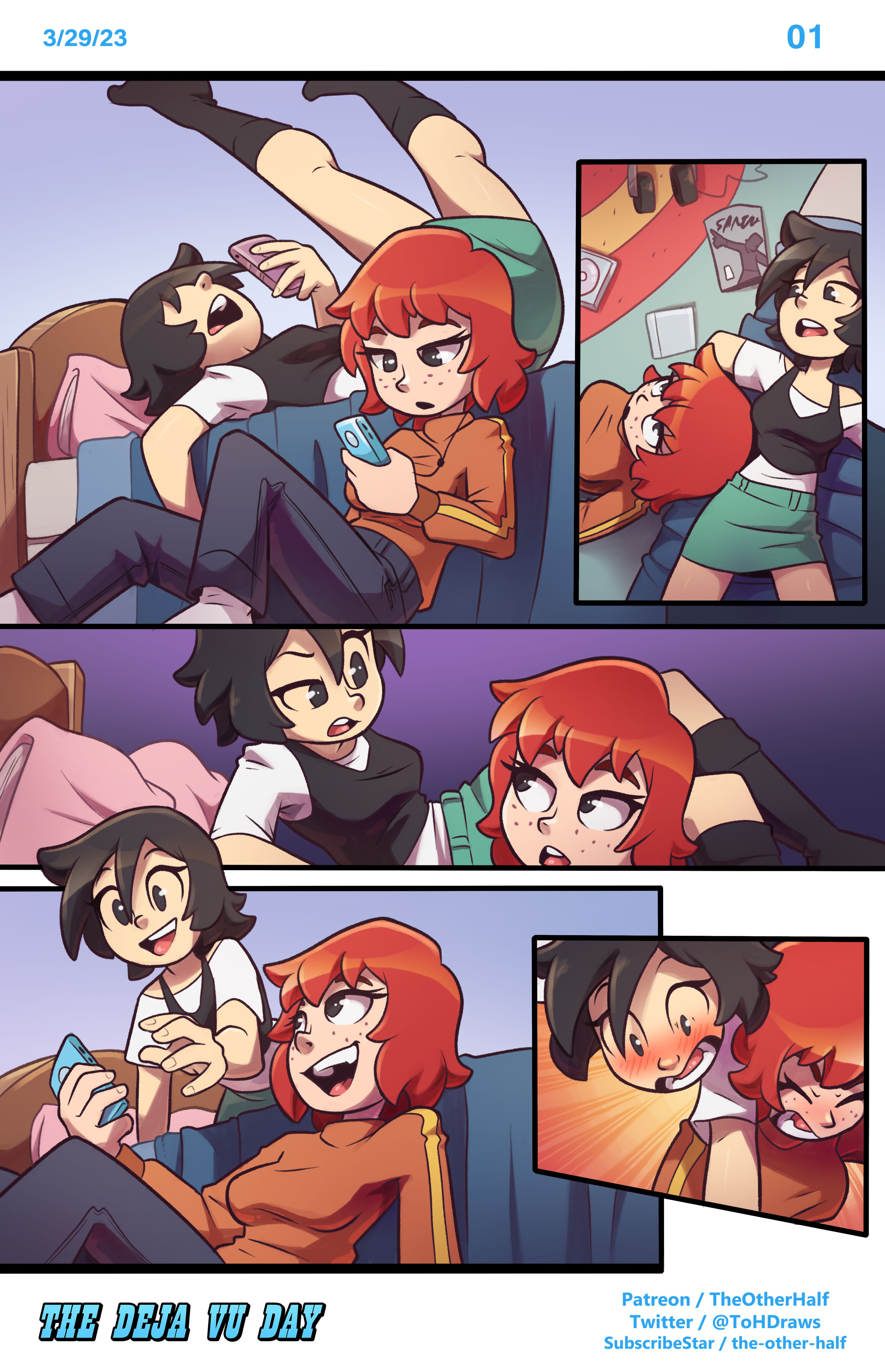The Deja Vu Day (Scott Pilgrim vs. the World) [TheOtherHalf] 1.5 . The Deja Vu Day - Textless - Chapter 1 (Scott Pilgrim vs. the World) [TheOtherHalf] – page 1