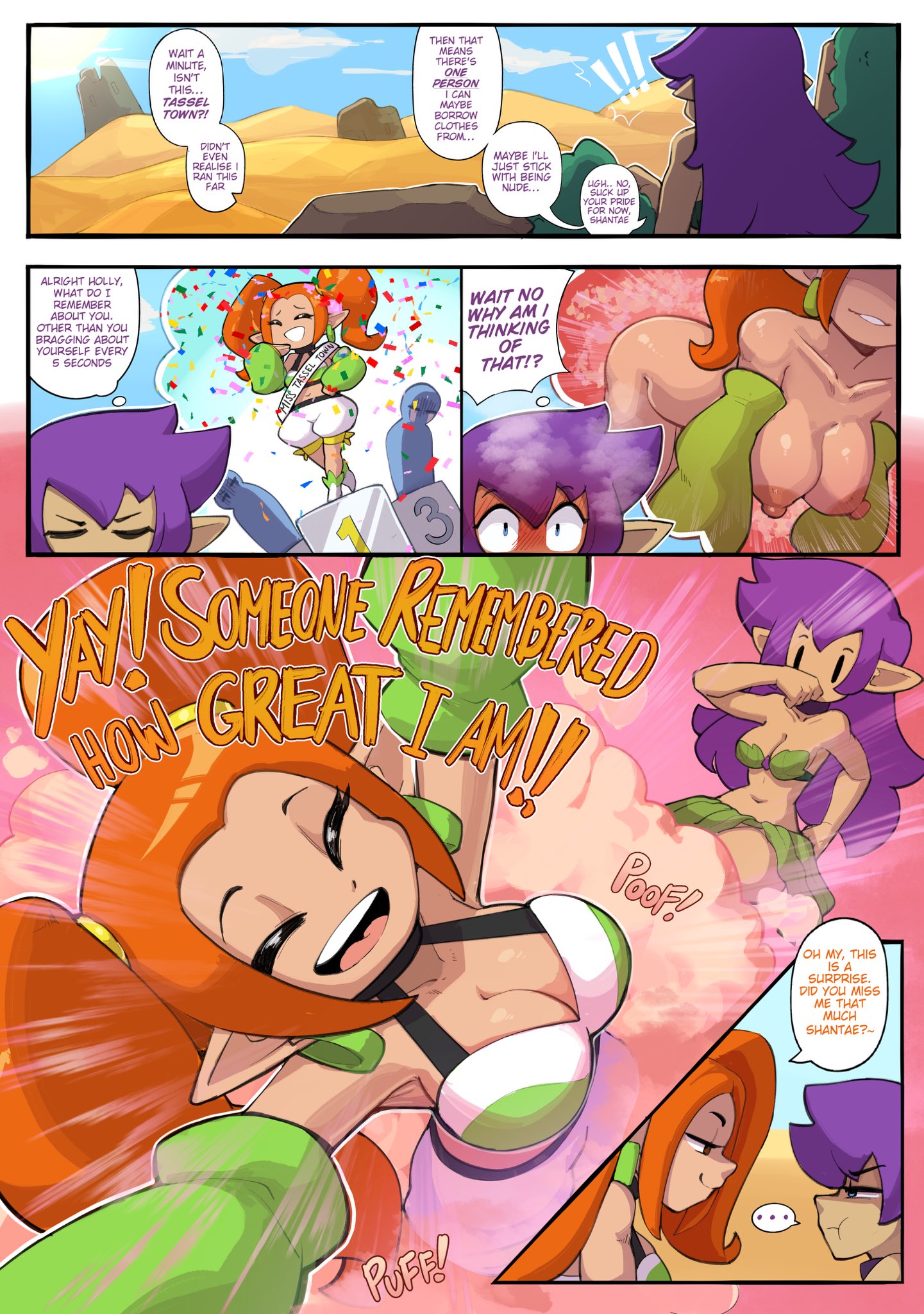 Pier Pressure (Shantae) [NudieDoodles] 2 . Trouble In Tassel Town - Chapter 2 (Shantae) [NudieDoodles] – page 3