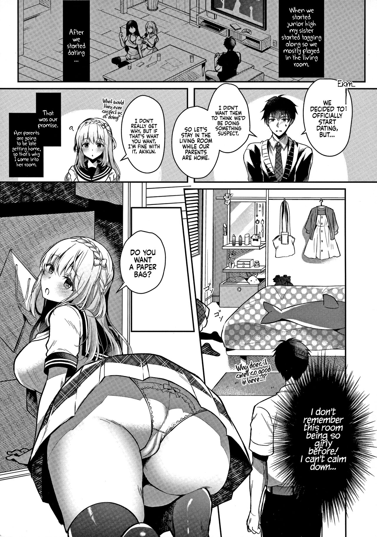 Osananajimi de Koibito no Kanojo to Taiiku Souko de [Takashina Asahi] 3 . Osananajimi de Koibito no Kanojo to Ecchi na Shitagi - Chapter 3 [Takashina Asahi] – page 8