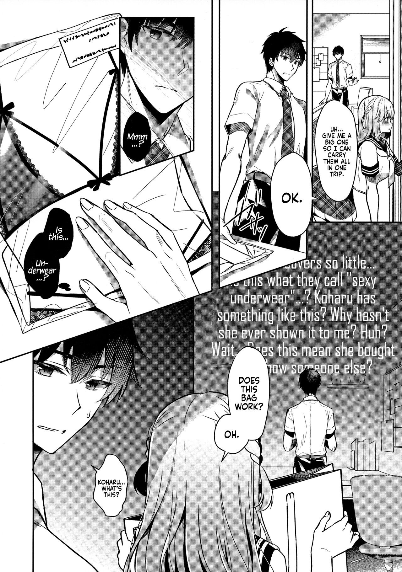 Osananajimi de Koibito no Kanojo to Taiiku Souko de [Takashina Asahi] 3 . Osananajimi de Koibito no Kanojo to Ecchi na Shitagi - Chapter 3 [Takashina Asahi] – page 9