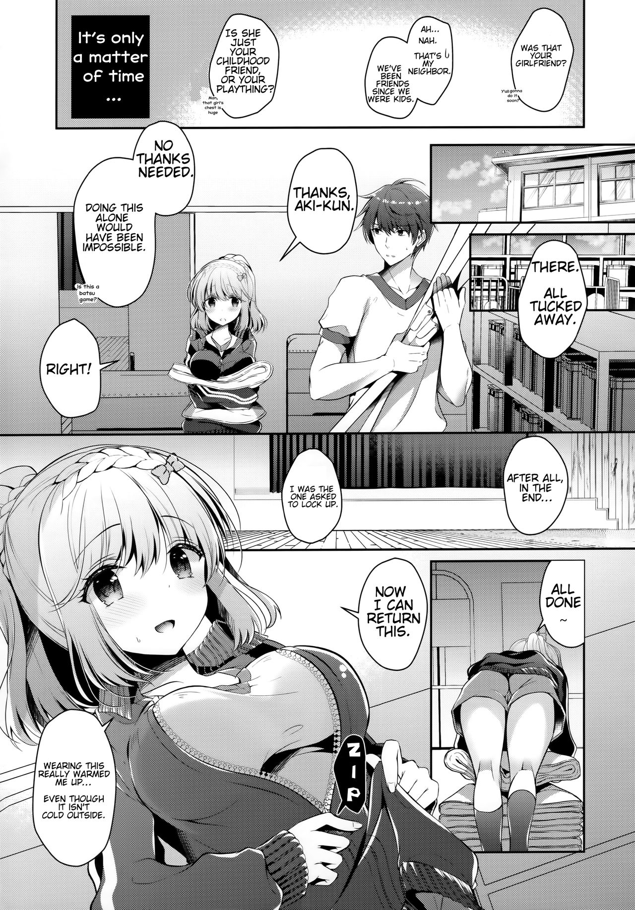 Osananajimi de Koibito no Kanojo to Taiiku Souko de [Takashina Asahi] 1 . Osananajimi de Koibito no Kanojo to Taiiku Souko de - Chapter 1 [Takashina Asahi] – page 6