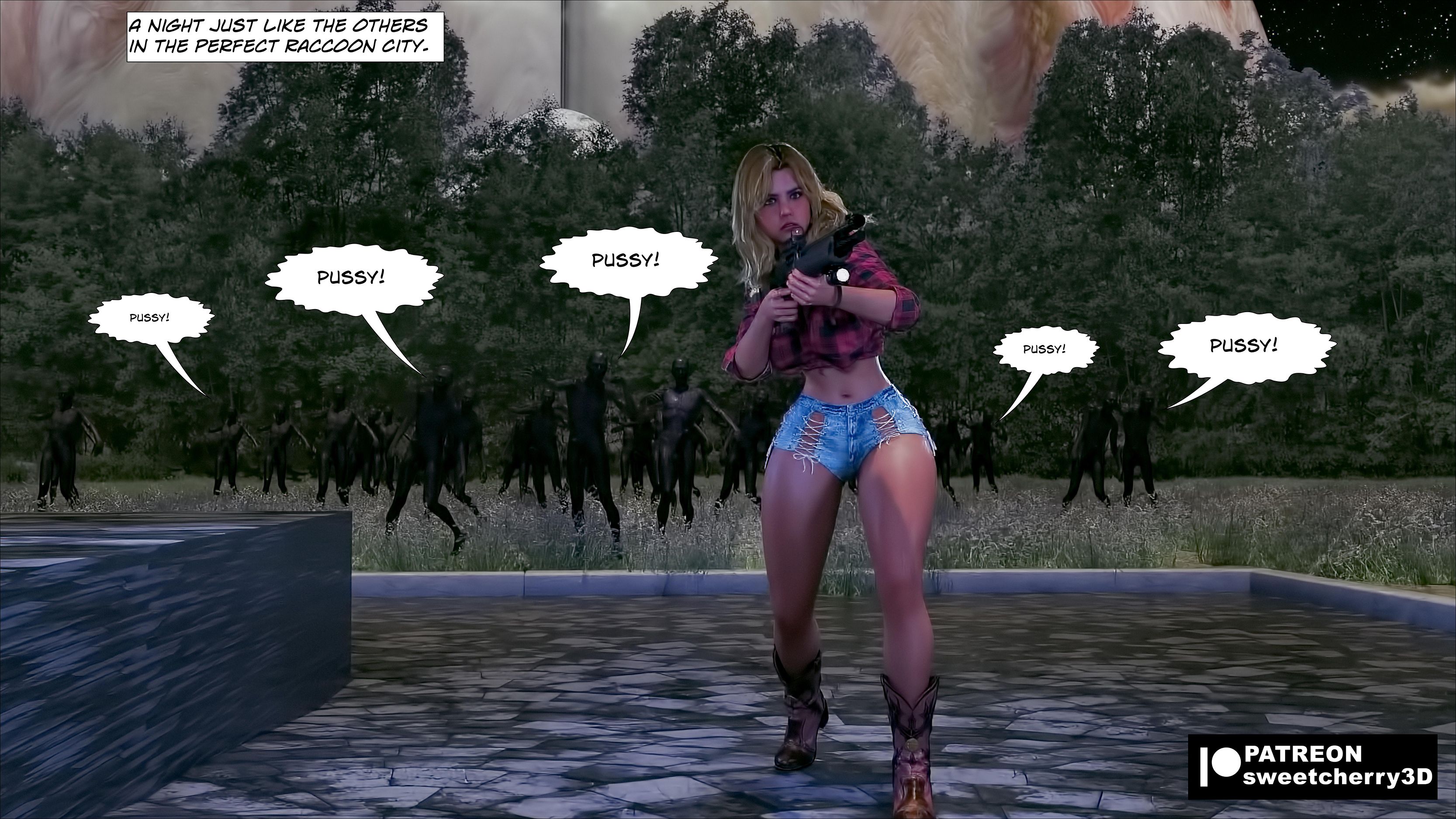 Resident Evil [MegaParodies] 1 . Resident Evil  - Chapter 1 [MegaParodies] – page 2