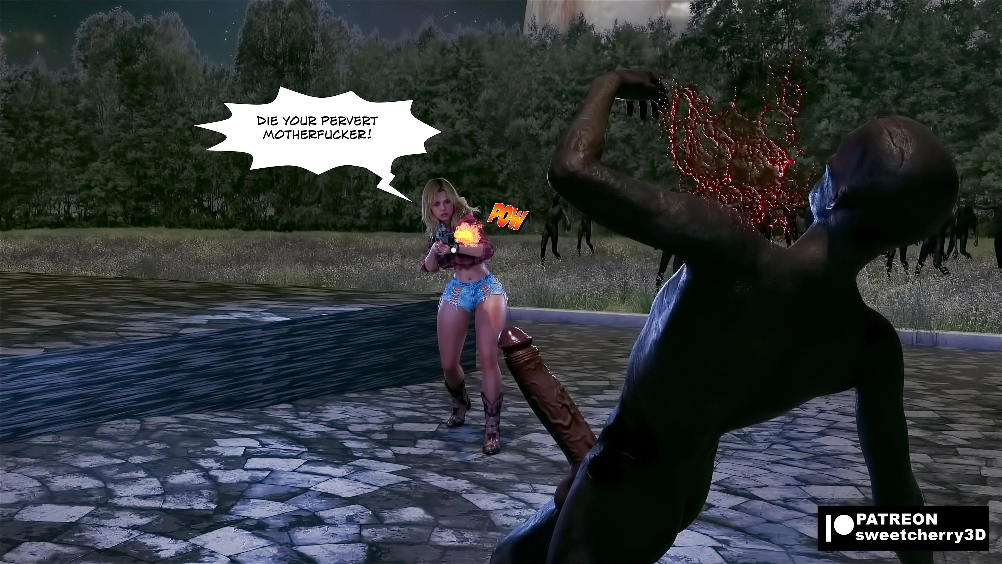Resident Evil [MegaParodies] 1 . Resident Evil  - Chapter 1 [MegaParodies] – page 6