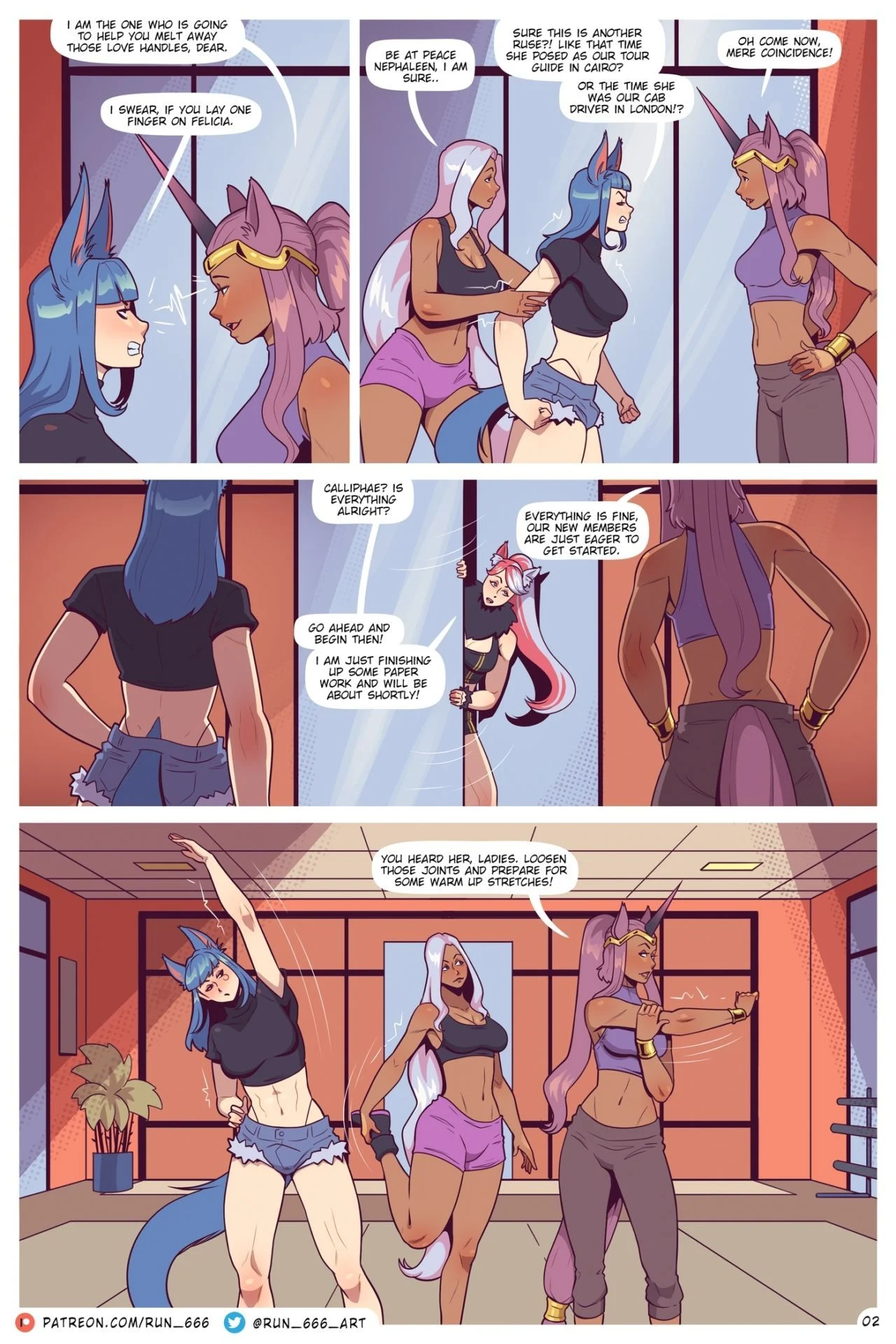 Yoga Woes [Run 666] 1 . Yoga Woes - Chapter 1 [Run 666] – page 3