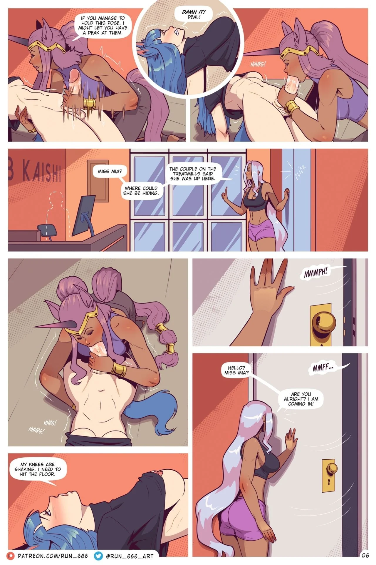 Yoga Woes [Run 666] 1 . Yoga Woes - Chapter 1 [Run 666] – page 7