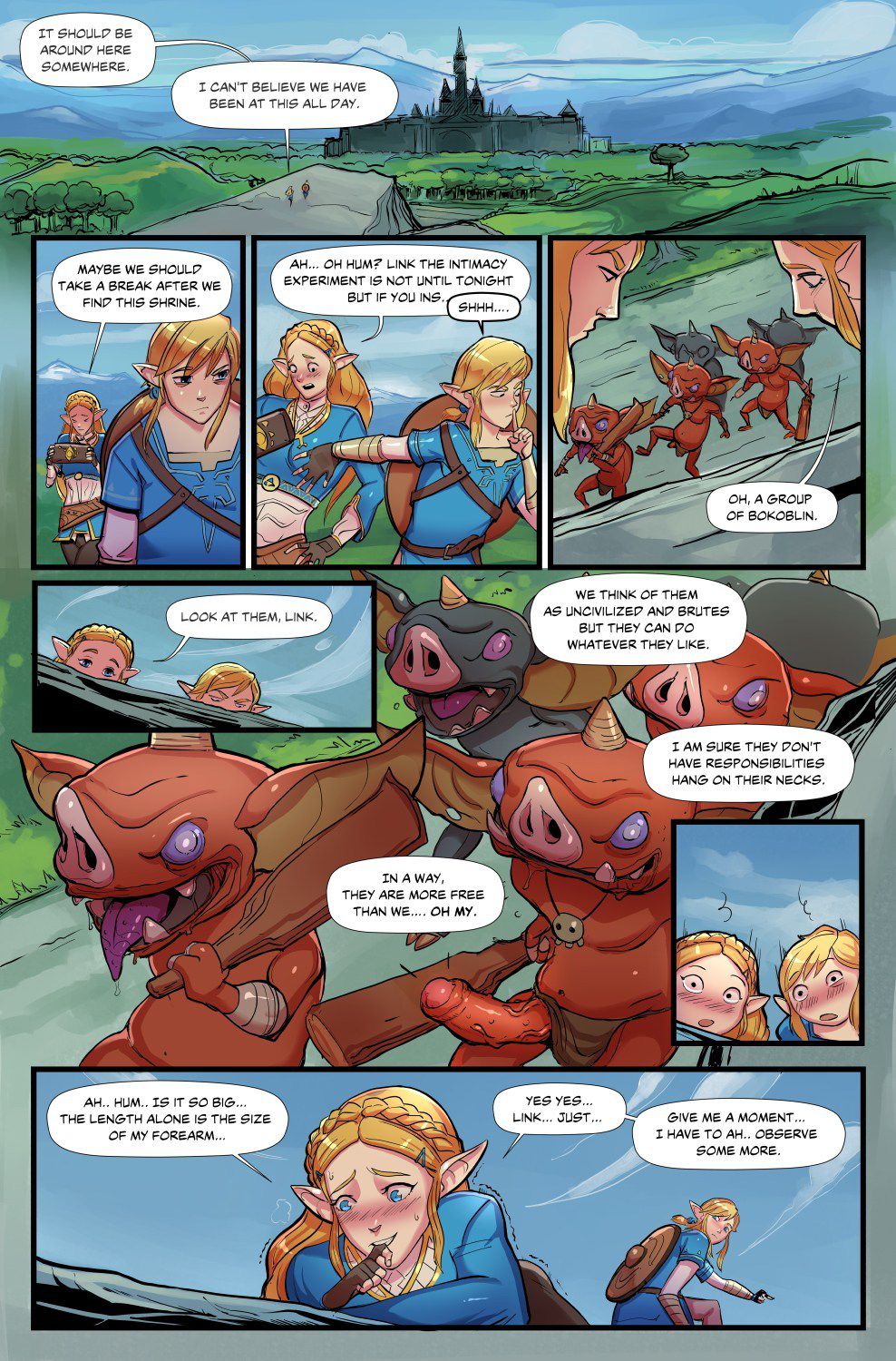 Breath of Bokoblin Cock (The Legend of Zelda) [Disclaimer] 1 . Breath of Bokoblin Cock - Chapter 1 (The Legend of Zelda) [Disclaimer] – page 2