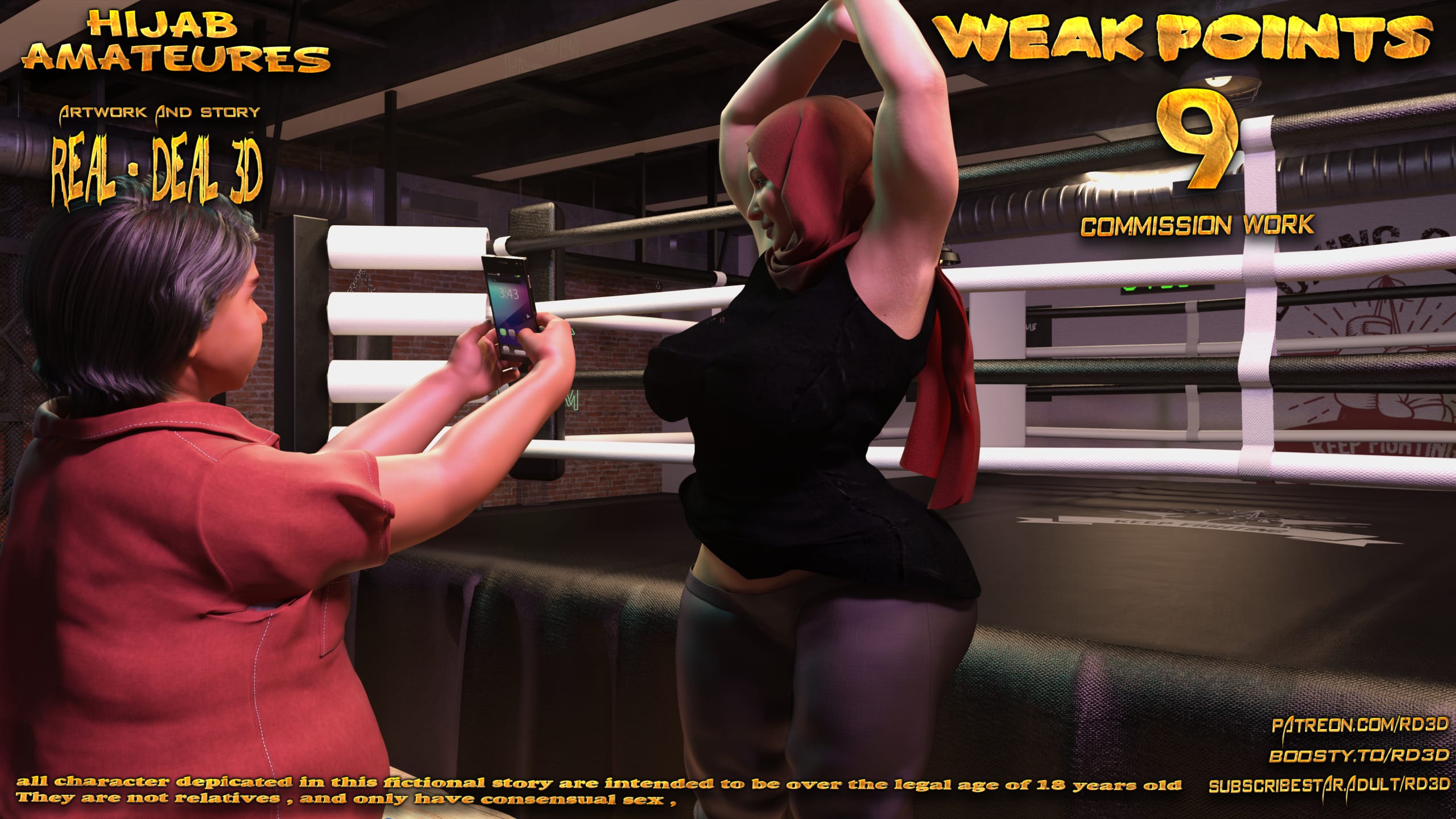 Commissions And MISC [Real-Deal 3D] Weak Points 9 – page 1