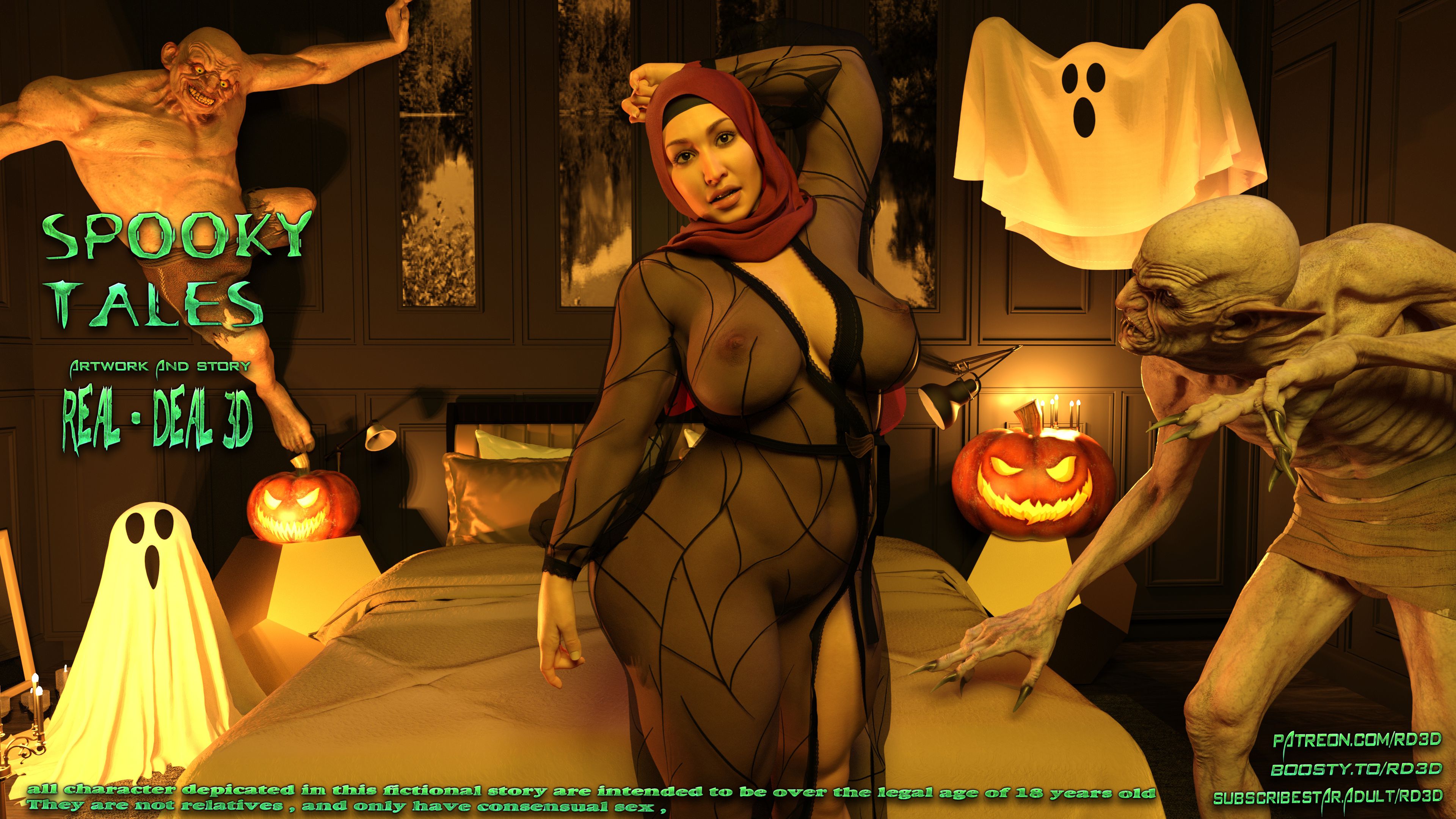 Commissions And MISC [Real-Deal 3D] Spooky Tales - [Real-Deal 3D] – page 1