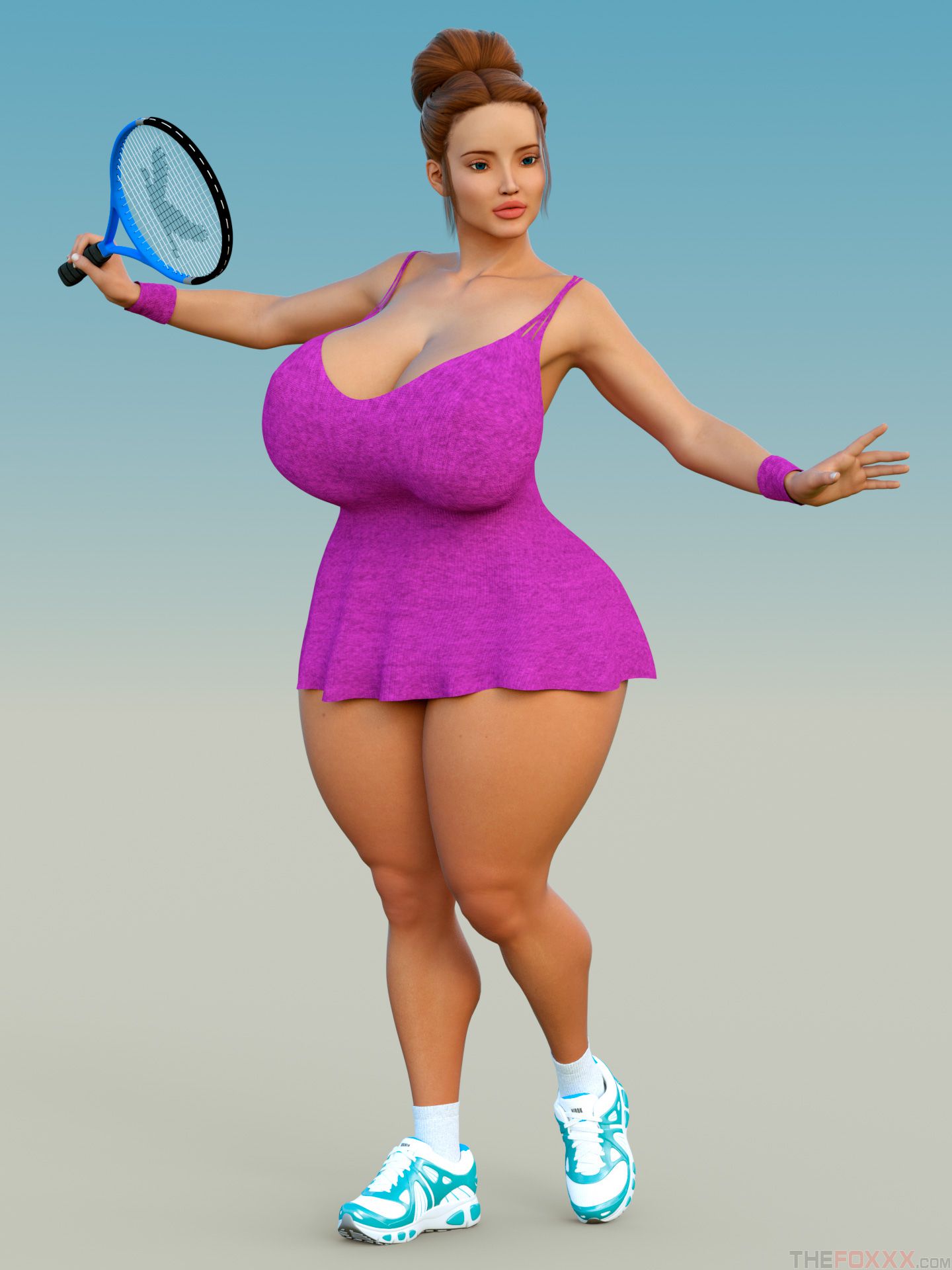 Artworks, Pinups, Other Stuff [The FOXXX] Roxy Tennis Outfit - [The FOXXX] – page 13