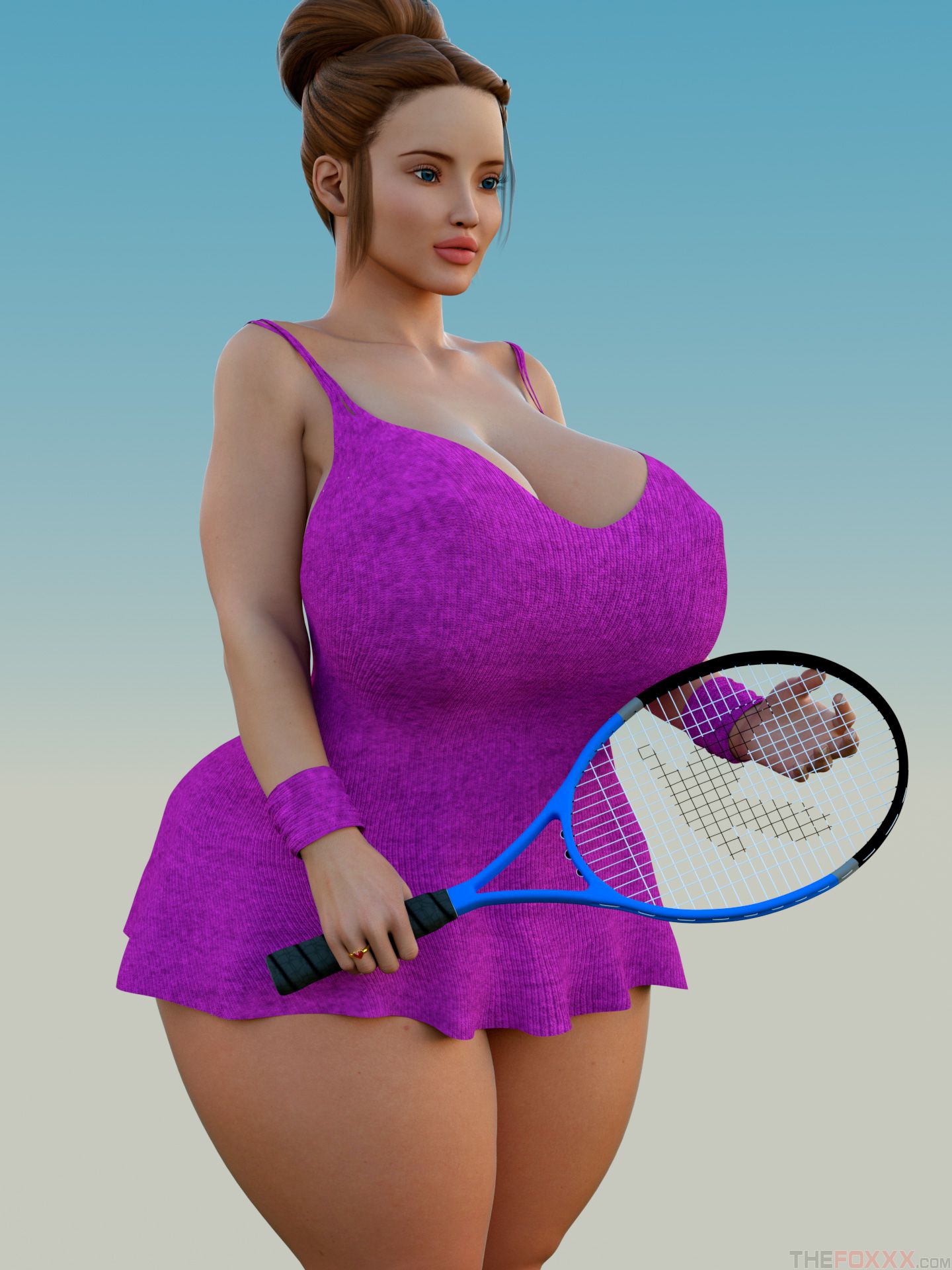 Artworks, Pinups, Other Stuff [The FOXXX] Roxy Tennis Outfit - [The FOXXX] – page 3