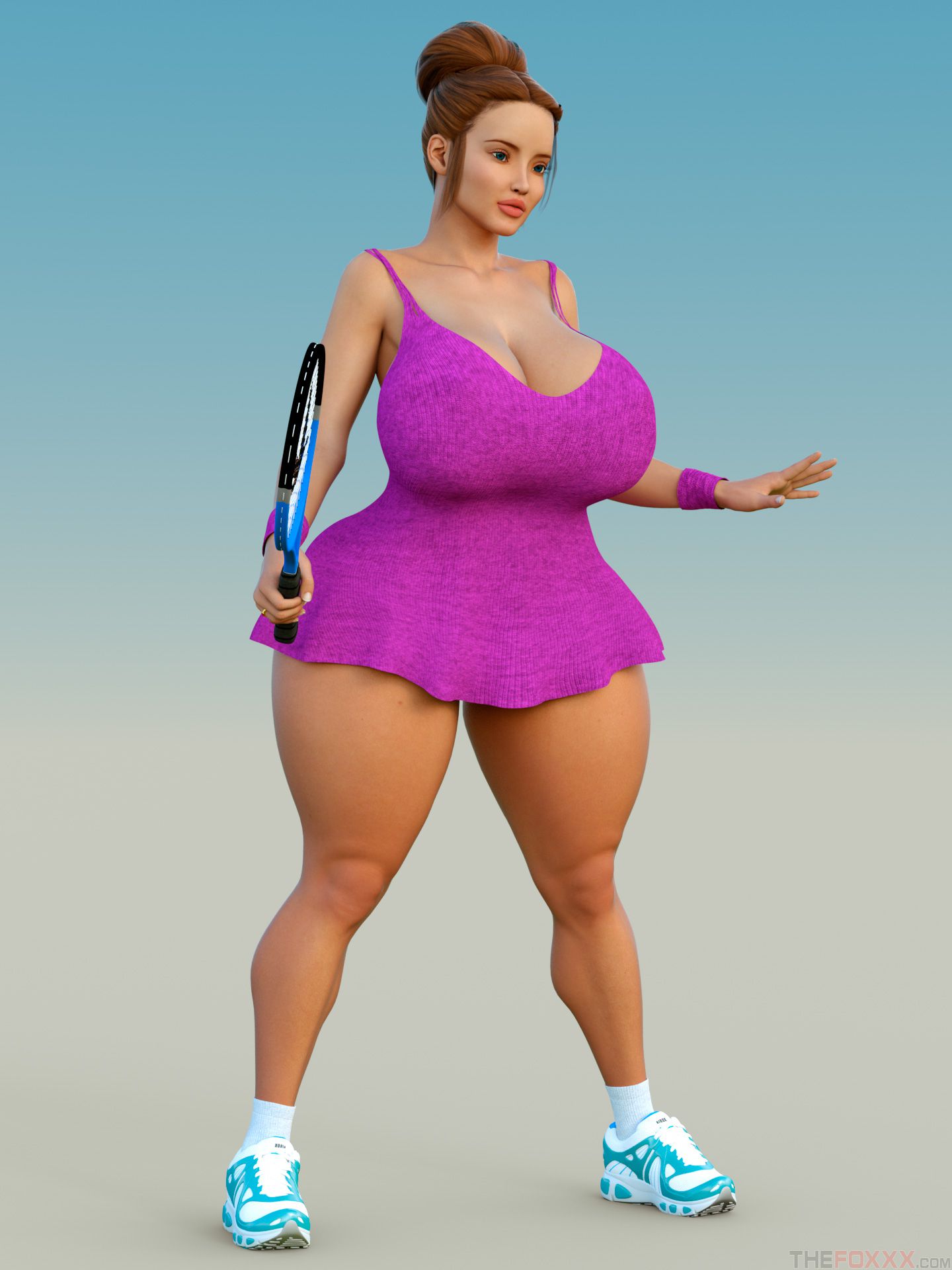 Artworks, Pinups, Other Stuff [The FOXXX] Roxy Tennis Outfit - [The FOXXX] – page 7