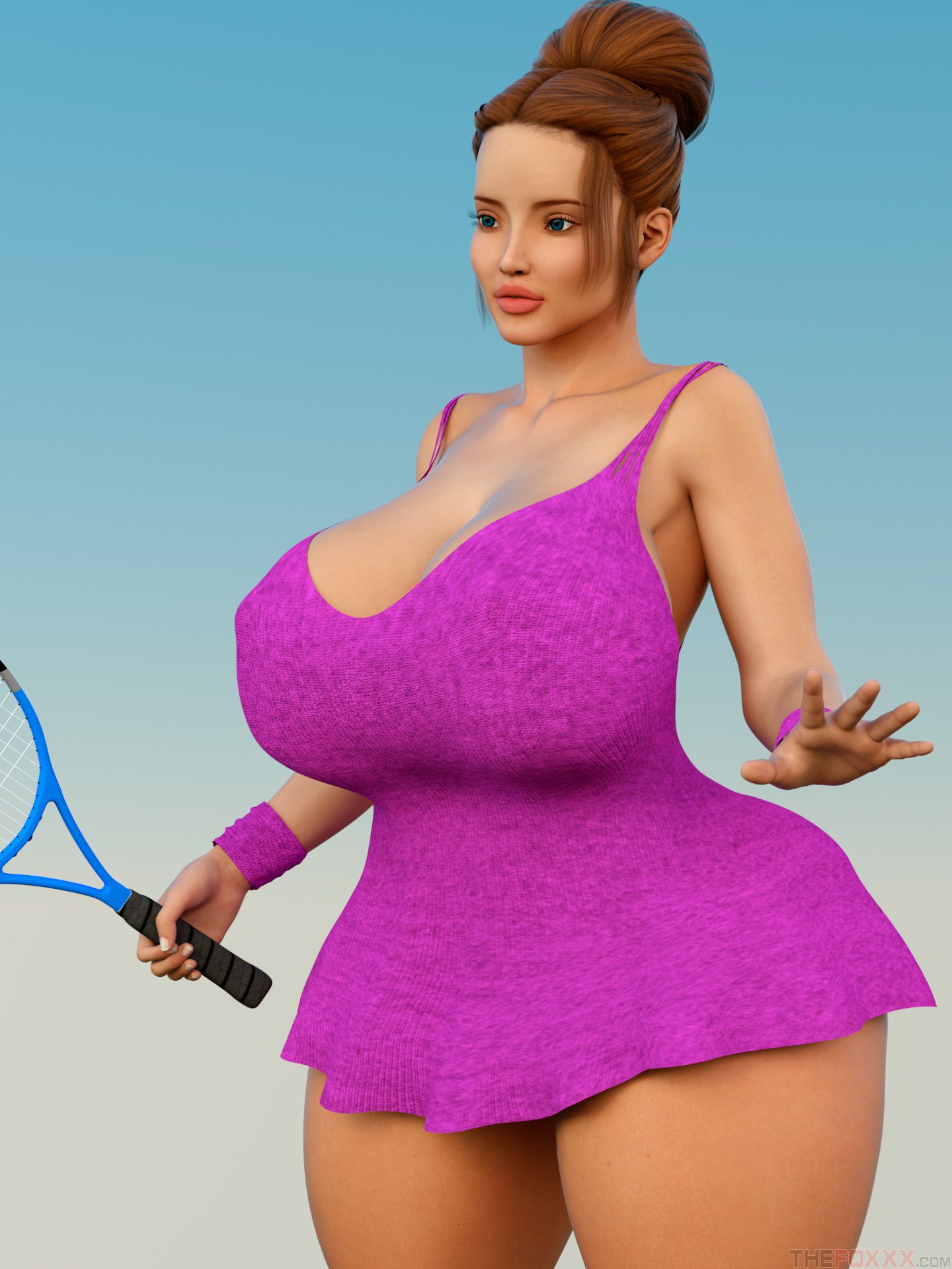 Artworks, Pinups, Other Stuff [The FOXXX] Roxy Tennis Outfit - [The FOXXX] – page 8