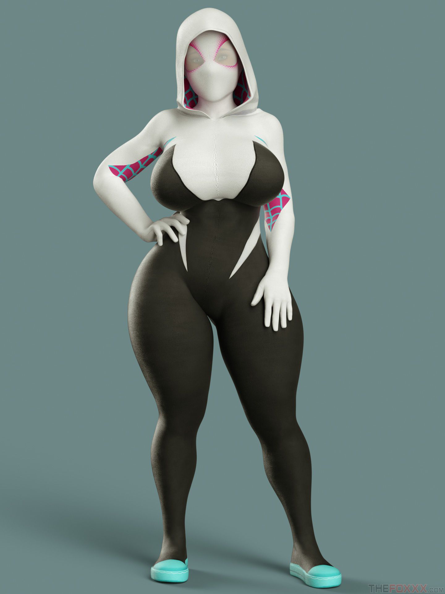 Artworks, Pinups, Other Stuff [The FOXXX] Spider Gwen Yumi Fabien - [The FOXXX] – page 1