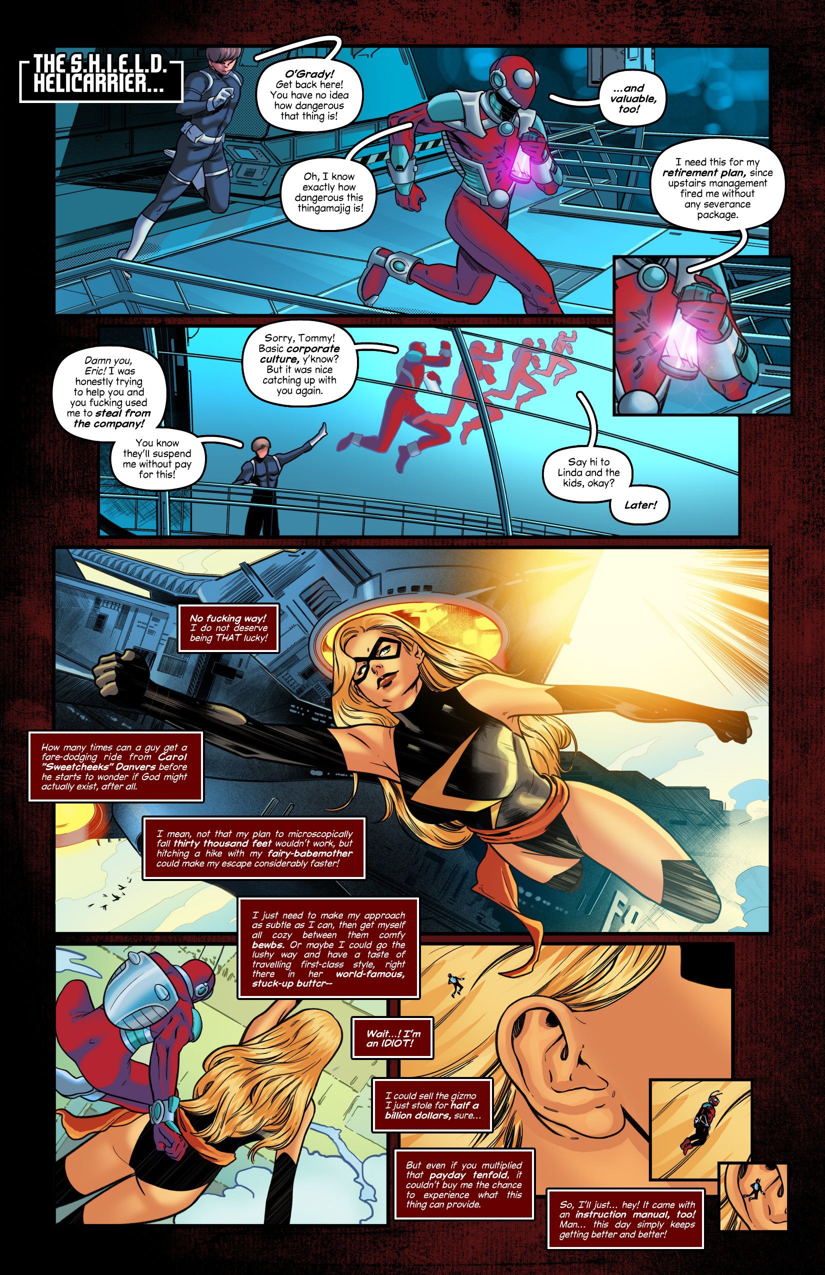 Snatch Jacked – MS. Danvers (Captain Marvel) [Tracy Scops] 1 . Snatch Jacked - MS. Danvers - Chapter 1 [Tracy Scops] – page 3
