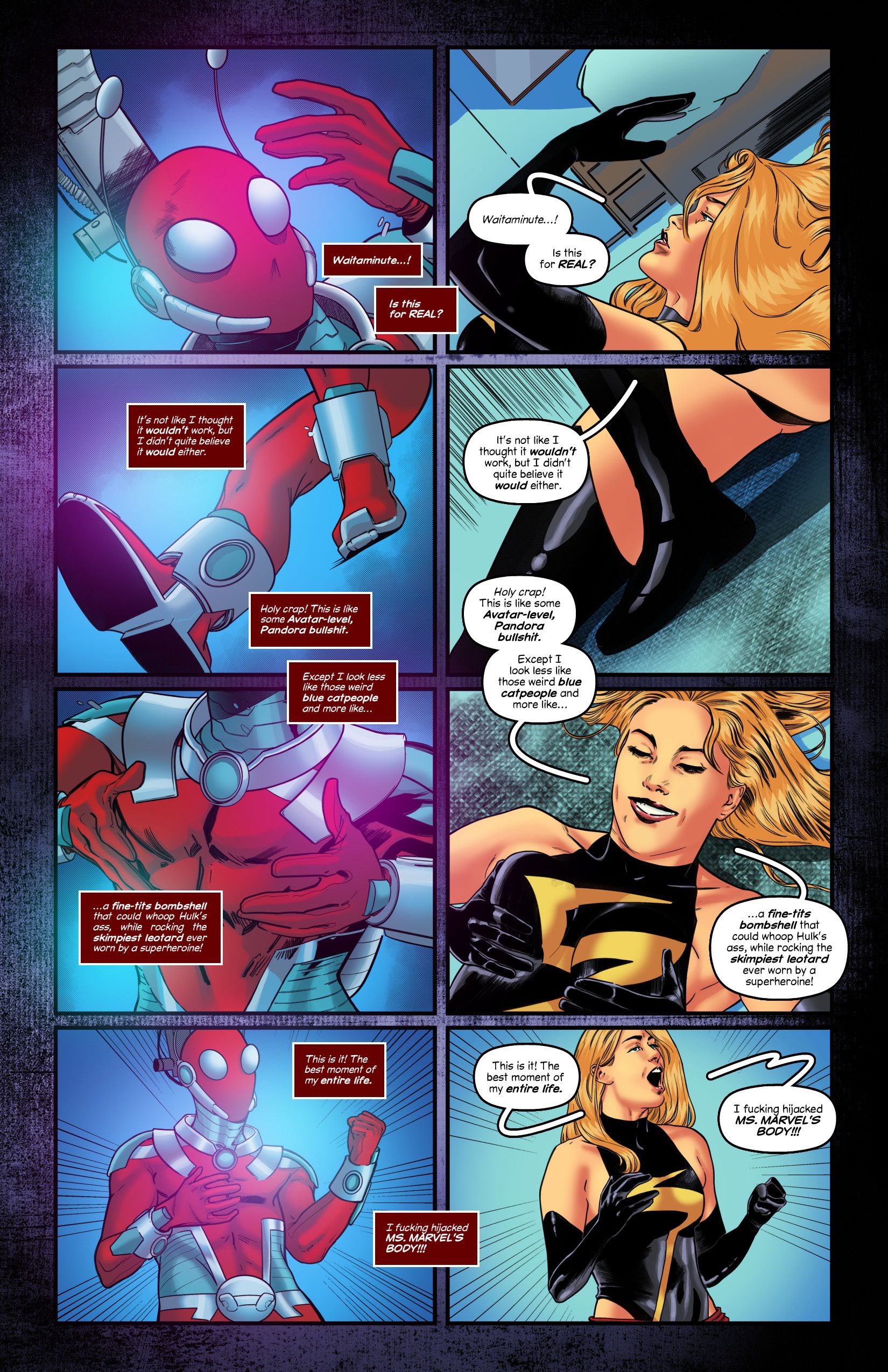 Snatch Jacked – MS. Danvers (Captain Marvel) [Tracy Scops] 1 . Snatch Jacked - MS. Danvers - Chapter 1 [Tracy Scops] – page 6