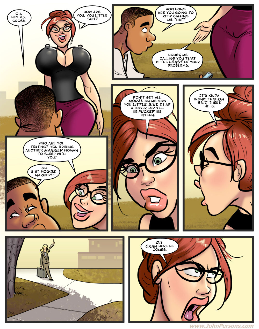 Hot For Mrs. Cross [Dirty Comics] 2 . Hot For Mrs. Cross - Chapter 2 [Dirty Comics] – page 3