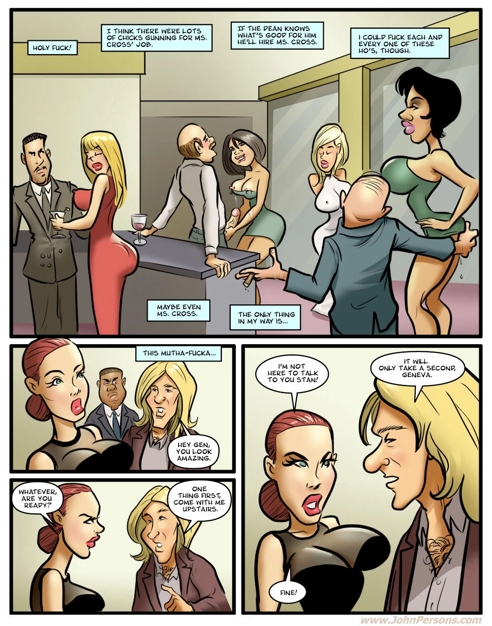Hot For Mrs. Cross [Dirty Comics] 2 . Hot For Mrs. Cross - Chapter 2 [Dirty Comics] – page 8