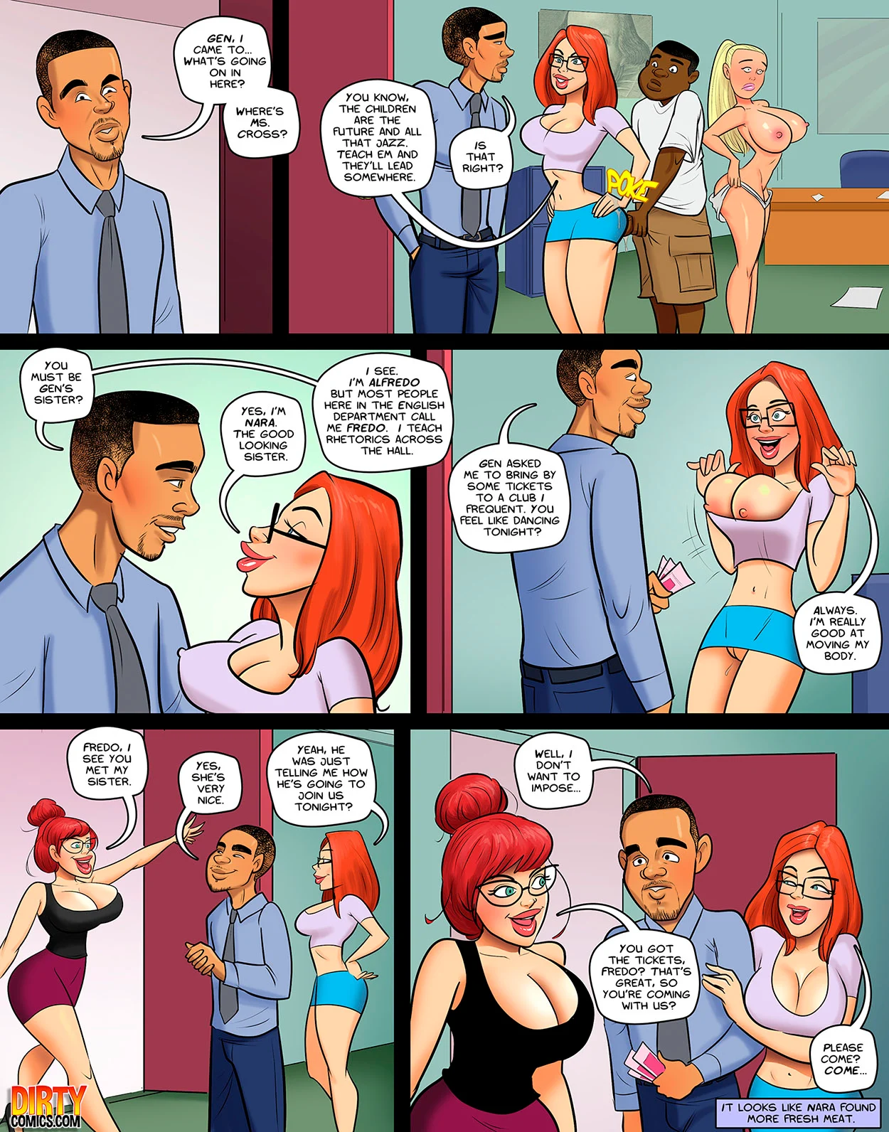 Hot For Mrs. Cross [Dirty Comics] 5 . Hot For Mrs. Cross - Chapter 5 [Dirty Comics] – page 6
